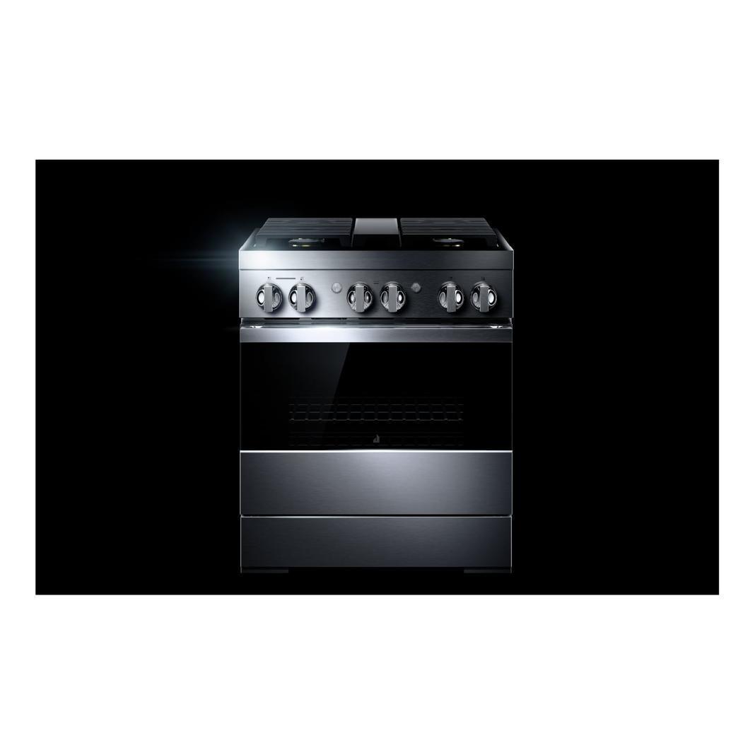 Jennair - 4.1 cu. ft Dual Fuel Range in Black - JDRP430HM