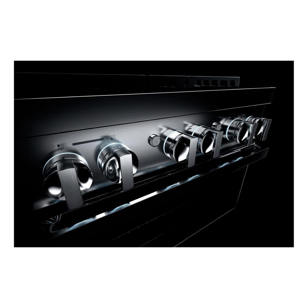 Jennair - 4.1 cu. ft Dual Fuel Range in Black - JDRP430HM