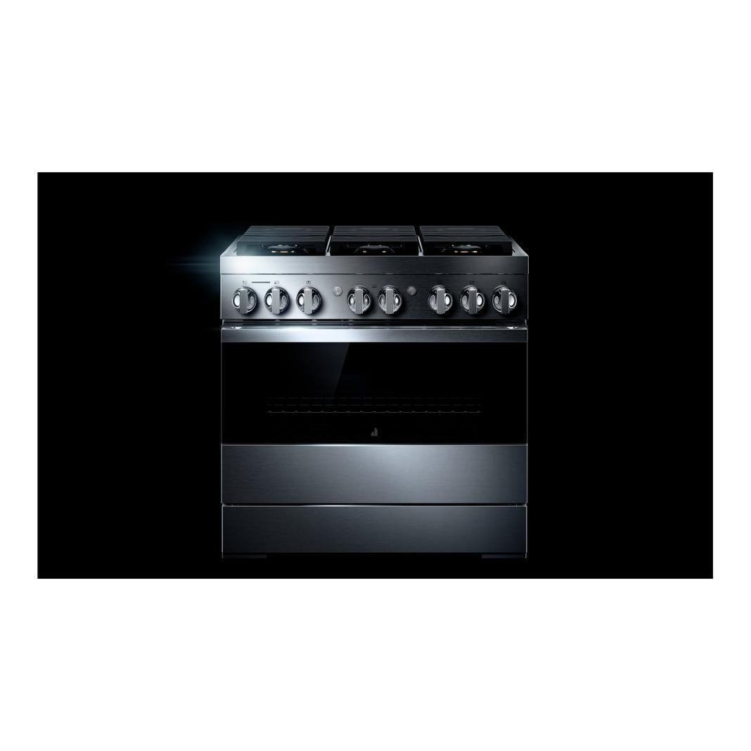 Jennair - 5.1 cu. ft Dual Fuel Range in Stainless - JDRP436HM