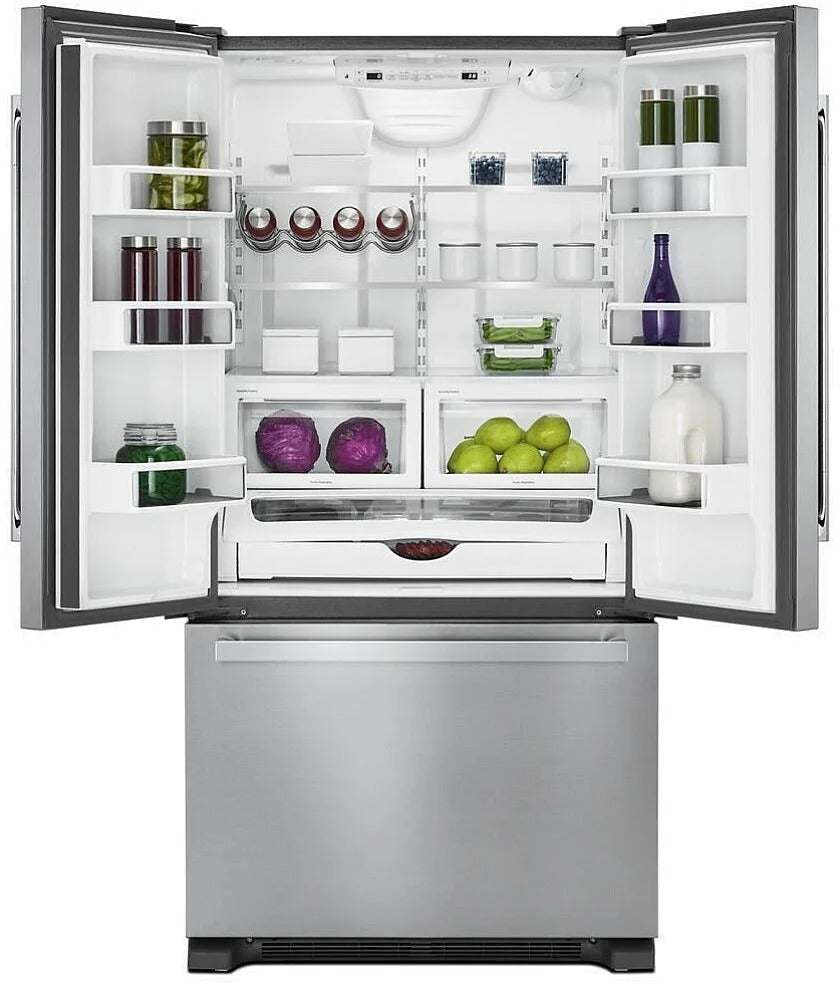 JennAir - 35.63 Inch 21.9 cu. ft French Door Refrigerator in Stainless - JFFCF72DKM