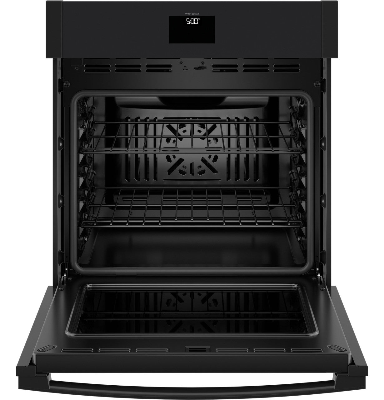 GE - 4.3 cu. ft Single Wall Oven in Black - JKS5000DVBB