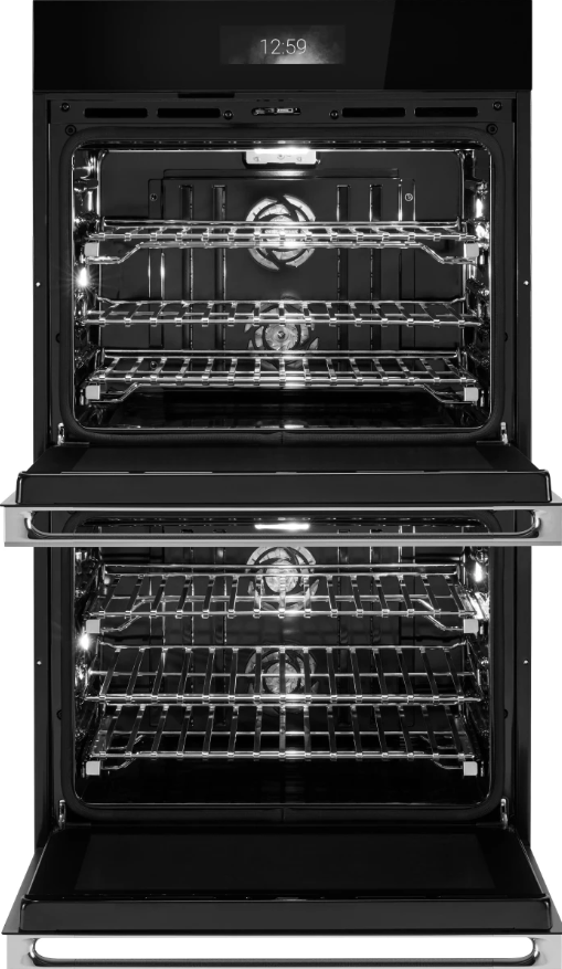 JennAir - 10 cu. ft Double Wall Oven in Black Stainless - JOEDC730RM