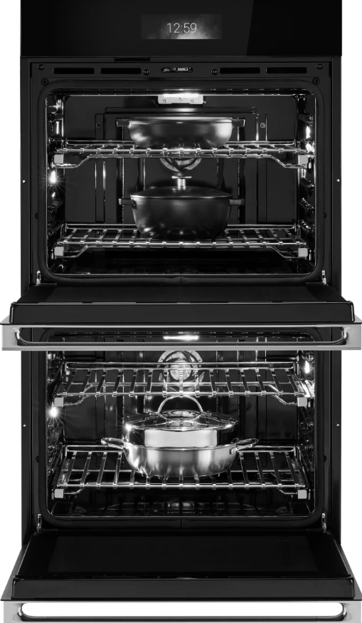JennAir - 10 cu. ft Double Wall Oven in Black Stainless - JOEDC730RM