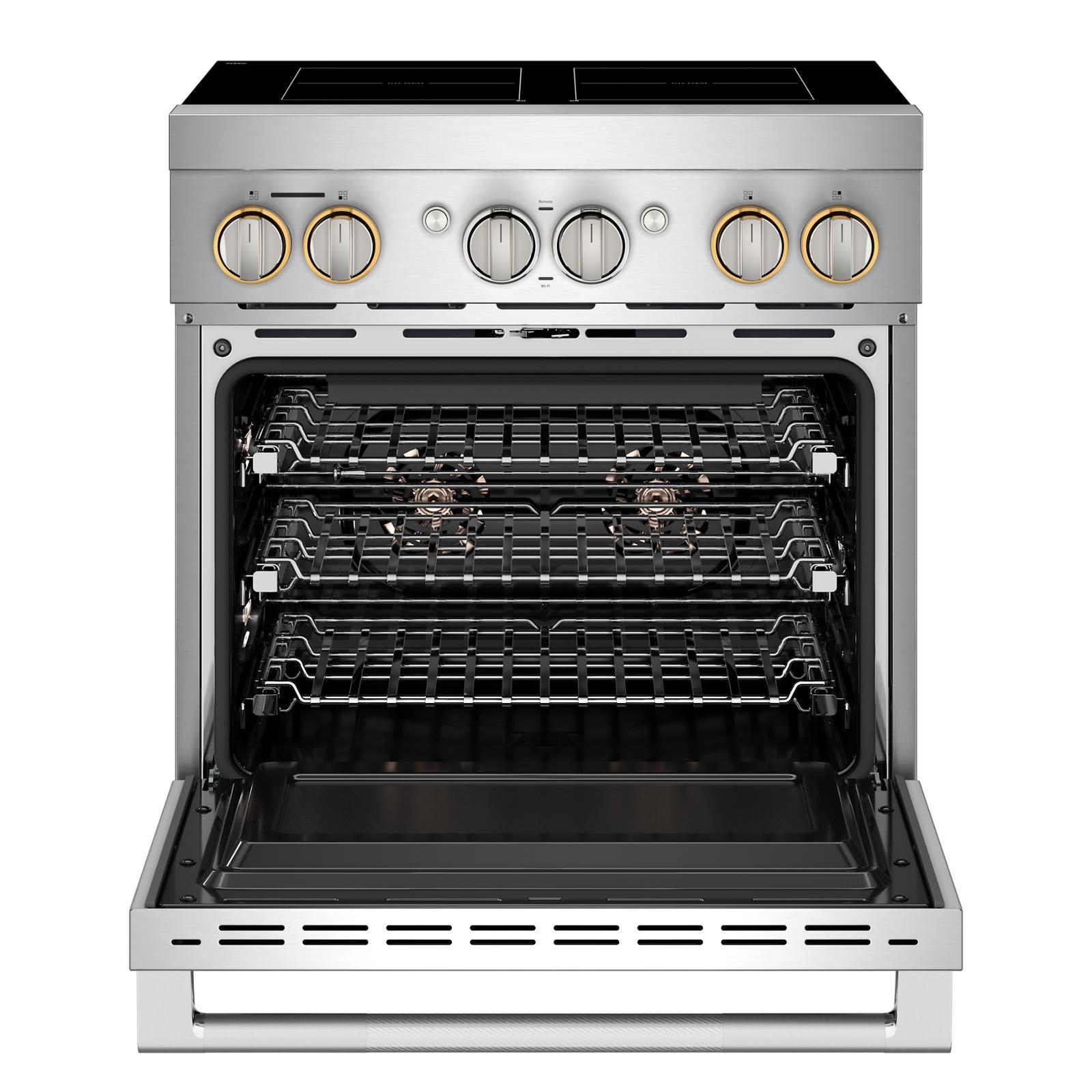 JennAir - 4.1 cu. ft Induction Range in Stainless - JPIFC730RL
