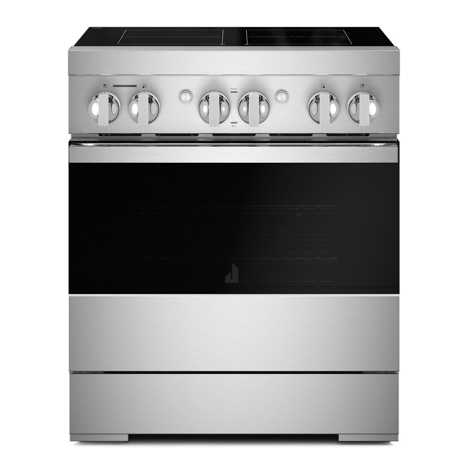 JennAir - 4.1 cu. ft Induction Range in Stainless - JPIFC730RM