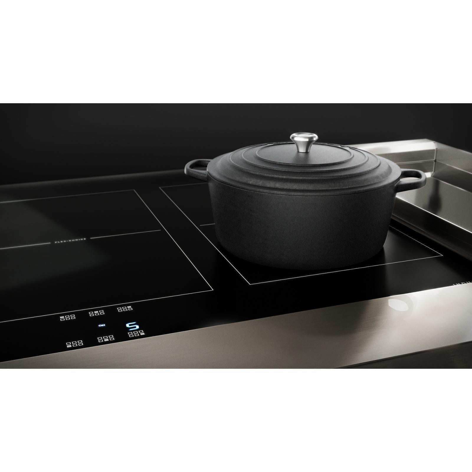 JennAir - 5.1 cu. ft Induction Range in Stainless - JPIFC736RL