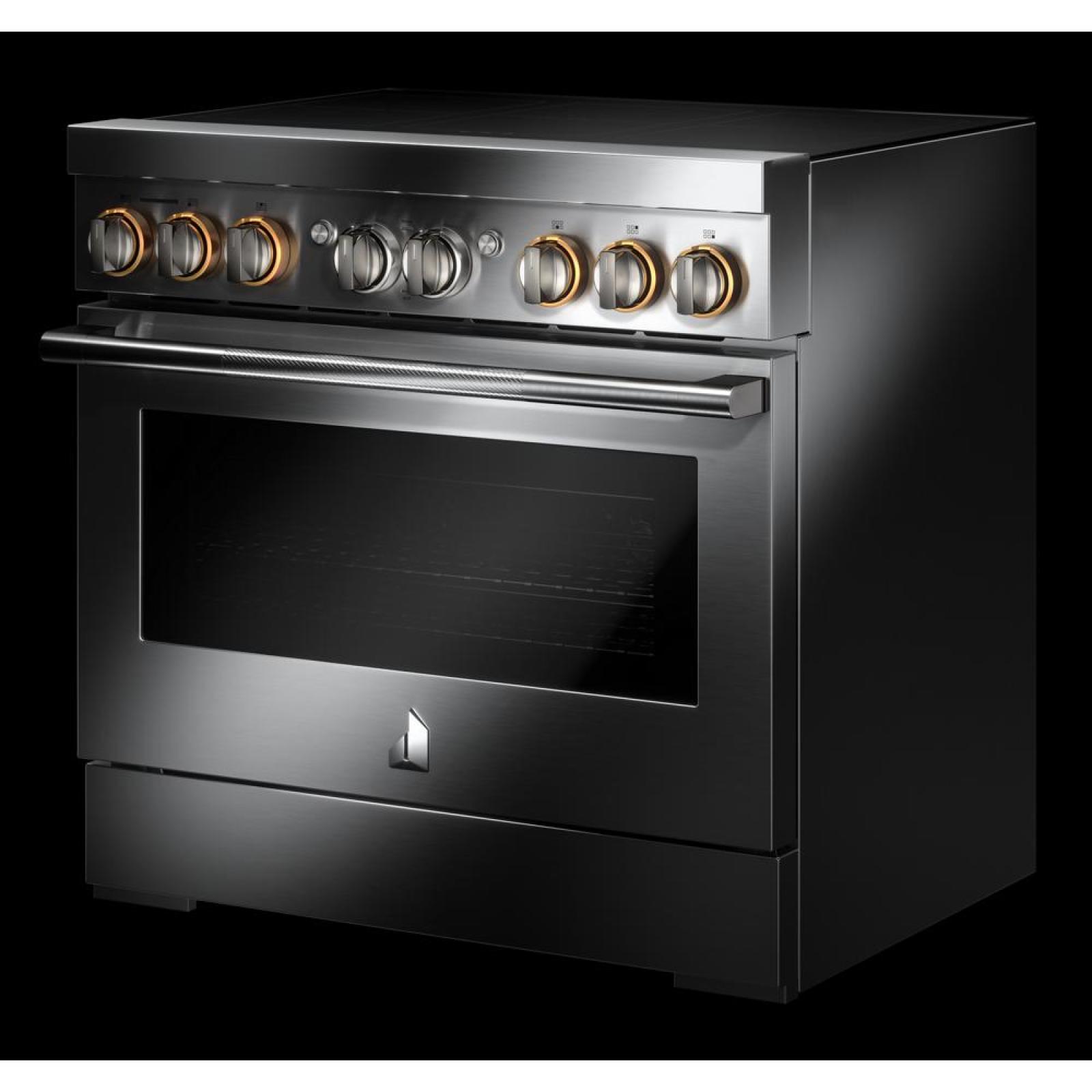JennAir - 5.1 cu. ft Induction Range in Stainless - JPIFC736RL