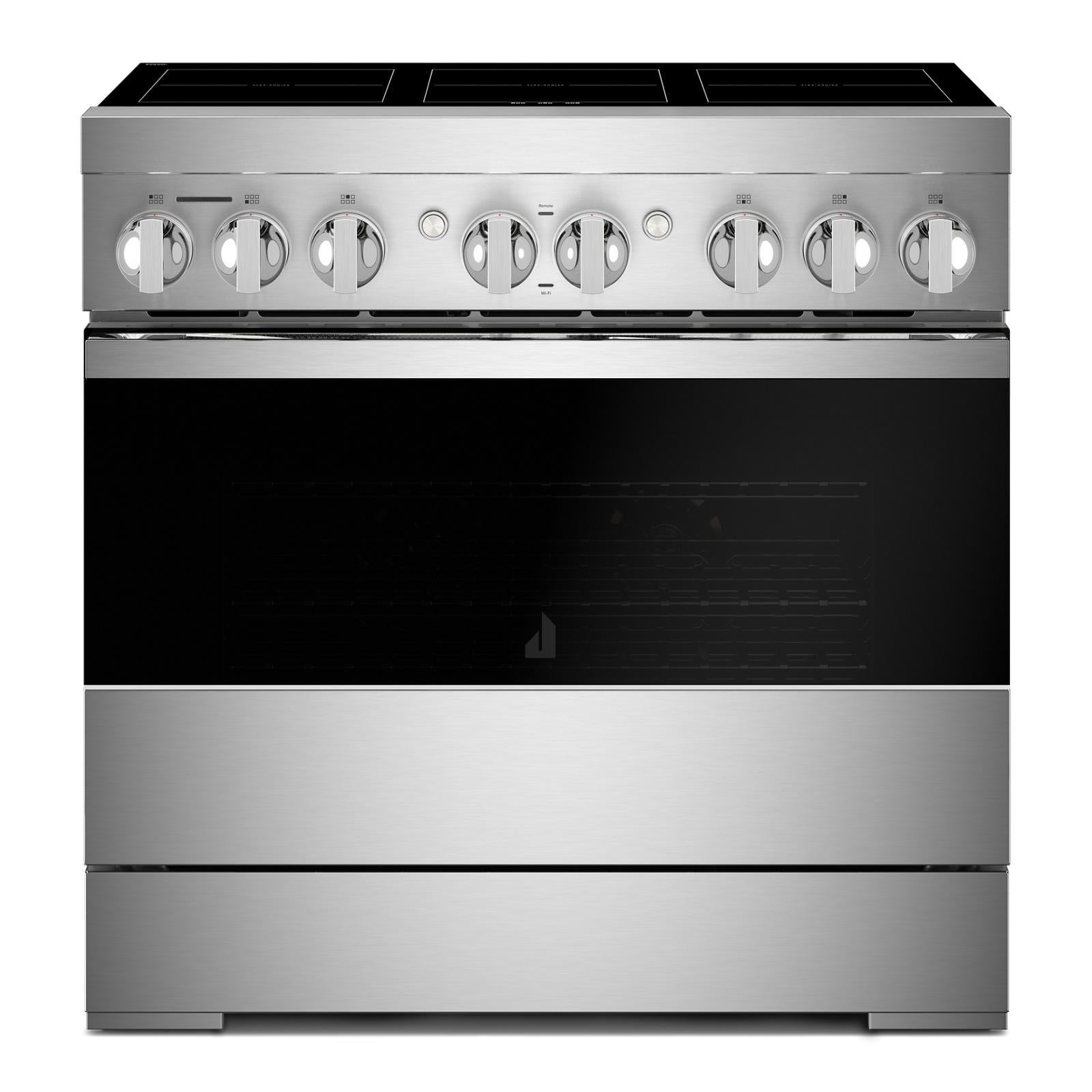 JennAir - 5.1 cu. ft Induction Range in Stainless - JPIFC736RM