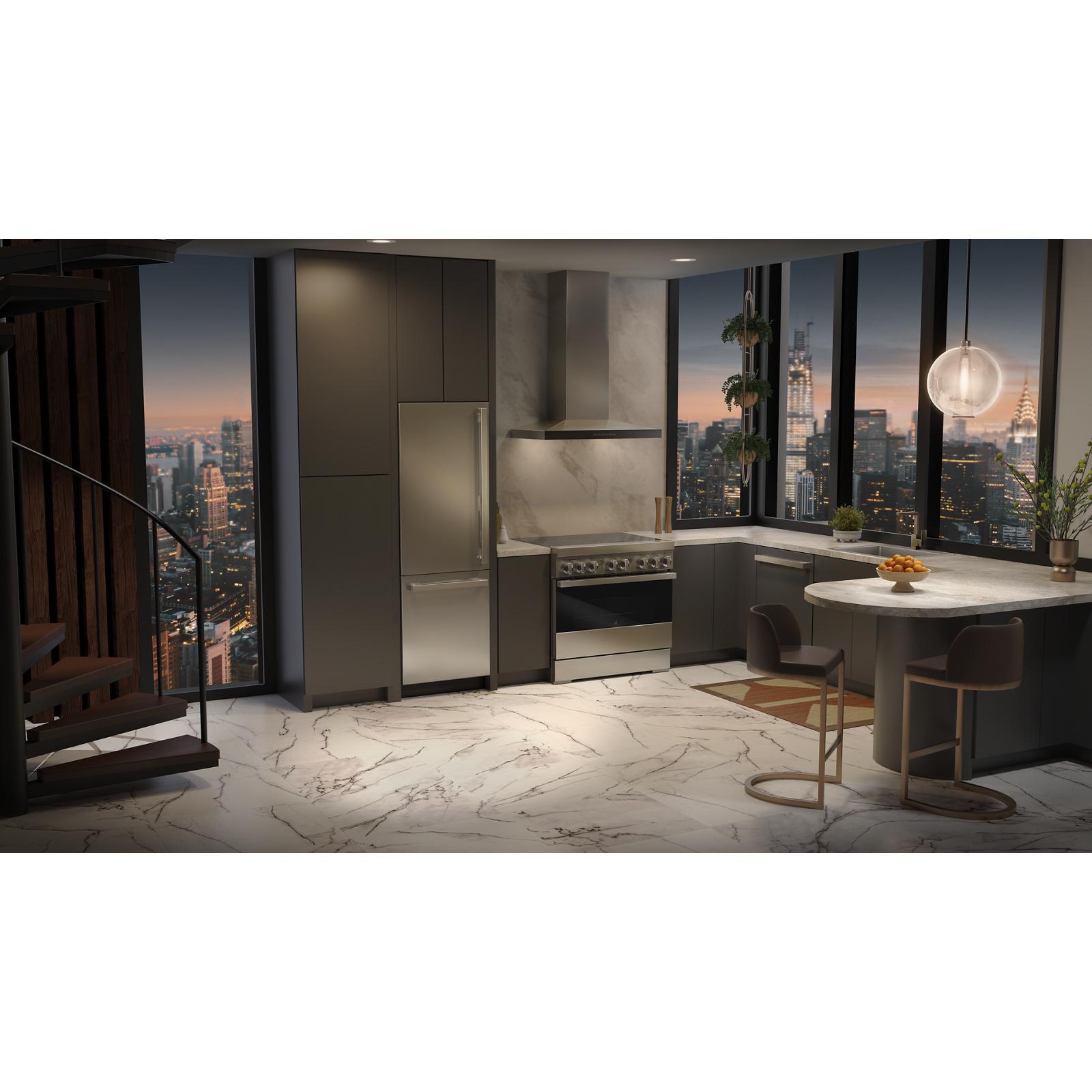 JennAir - 5.1 cu. ft Induction Range in Stainless - JPIFC736RM
