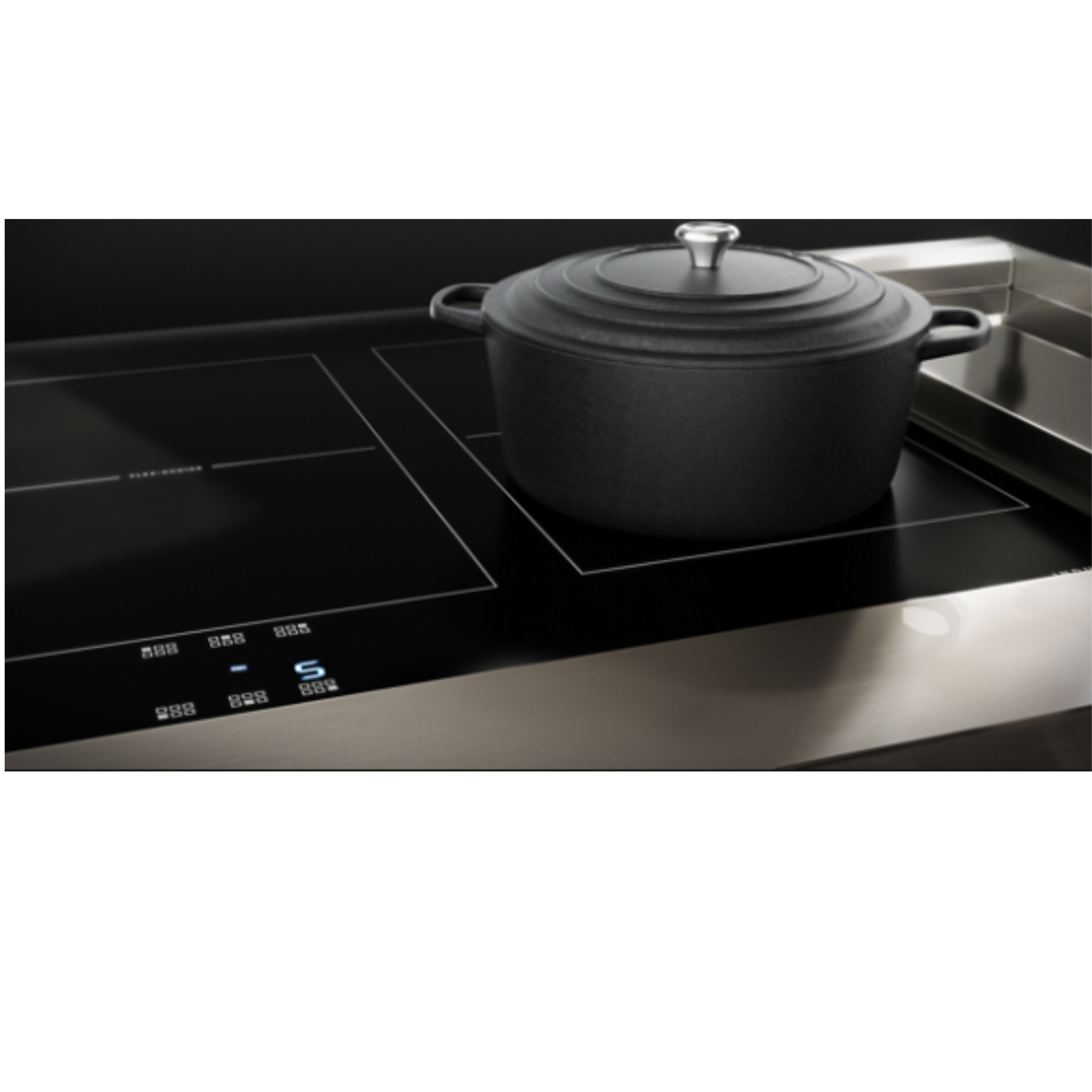 JennAir - 6.3 cu. ft Induction Range in Stainless - JPIGC748RL
