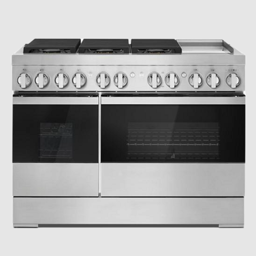 JennAir - 6.3 cu. ft Induction Range in Stainless - JPIGC748RM
