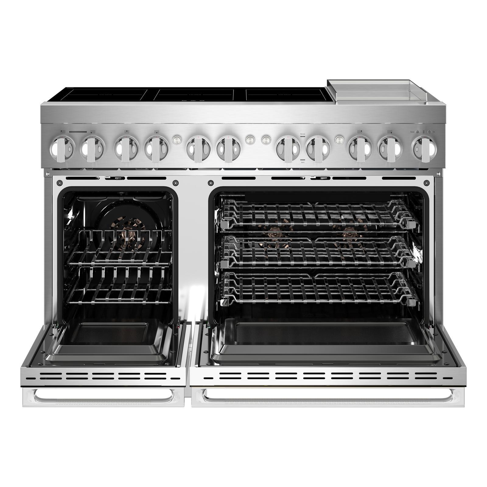 JennAir - 6.3 cu. ft Induction Range in Stainless - JPIGC748RM