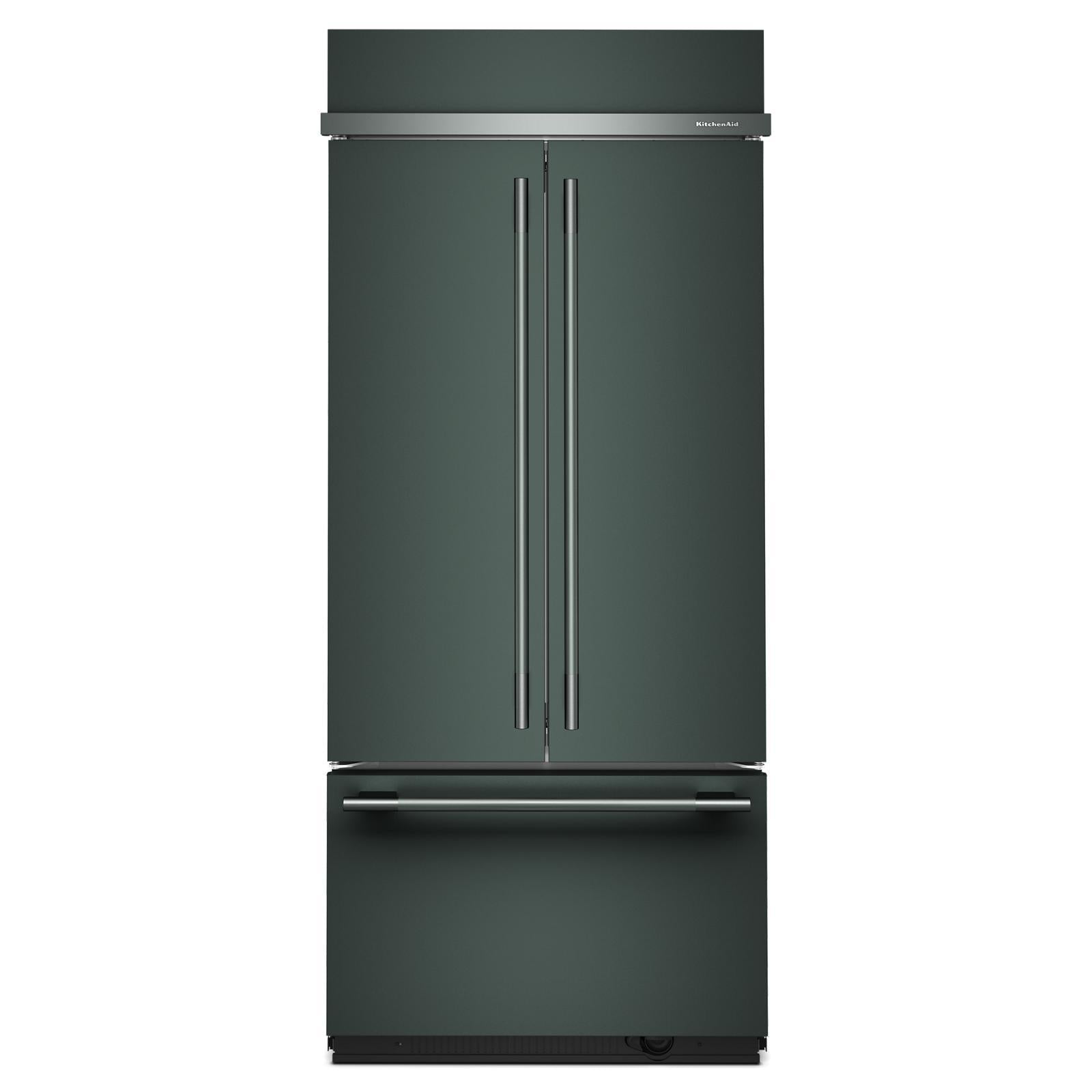 KitchenAid - 36.25 Inch 20.8 cu. ft French Door Refrigerator in Juniper - KBFN536SJP
