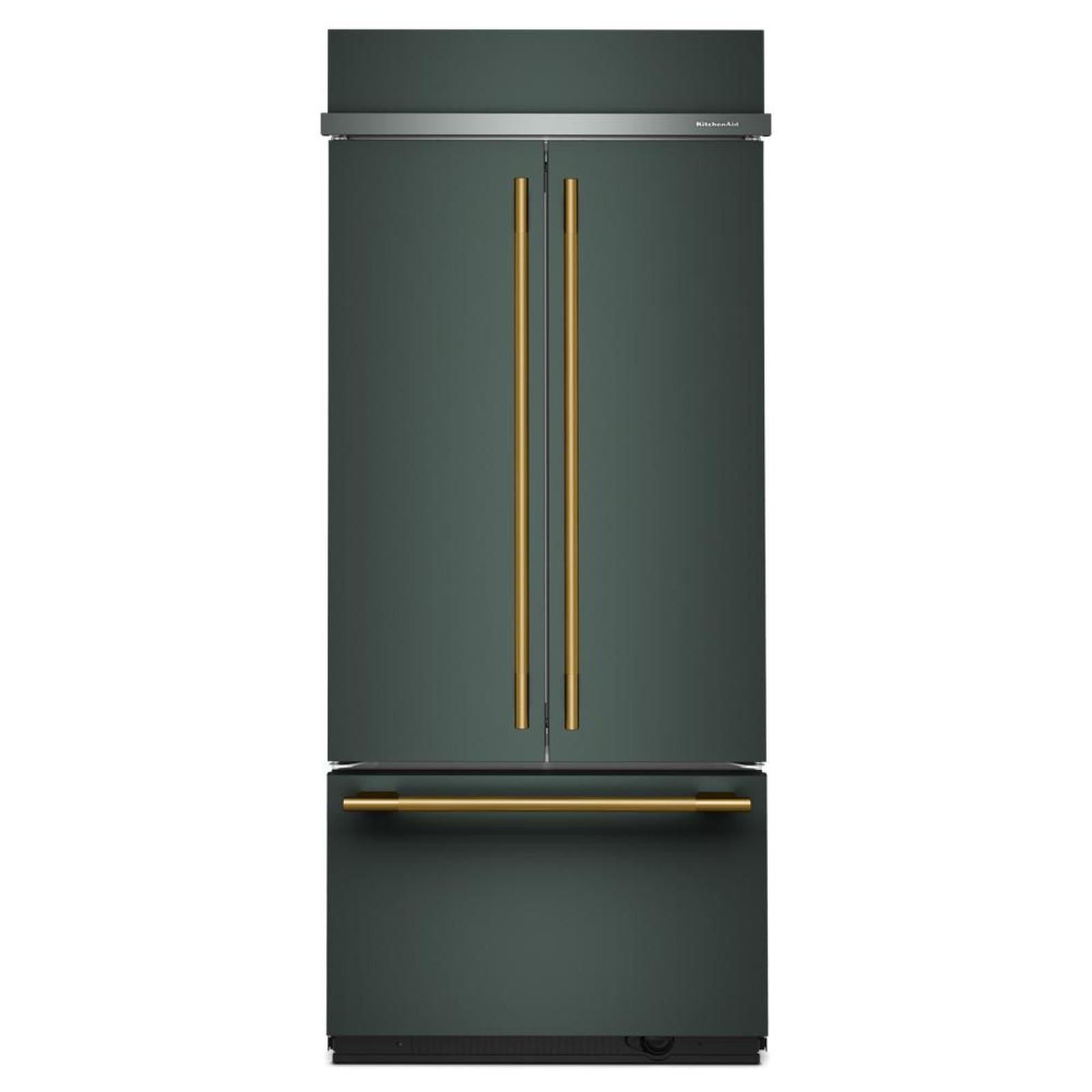 KitchenAid - 36.25 Inch 20.8 cu. ft French Door Refrigerator in Juniper - KBFN536SJP