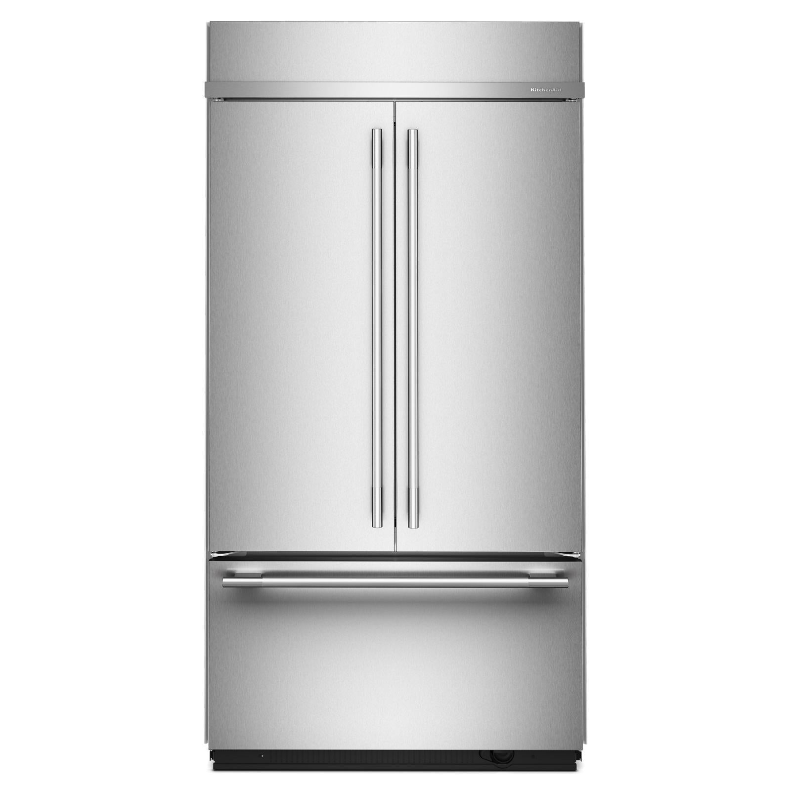 KitchenAid - 41.3 Inch 24.2 cu. ft French Door Refrigerator in Stainless - KBFN542SPS