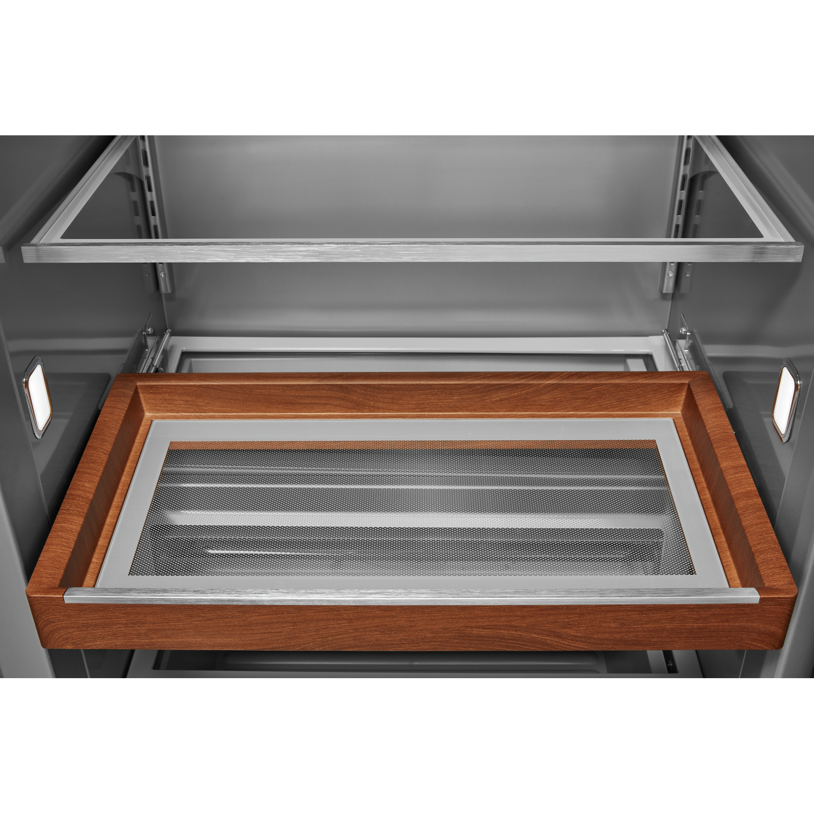 KitchenAid - 47.25 Inch 30 cu. ft Side by Side Refrigerator in Panel Ready - KBSN708MPA