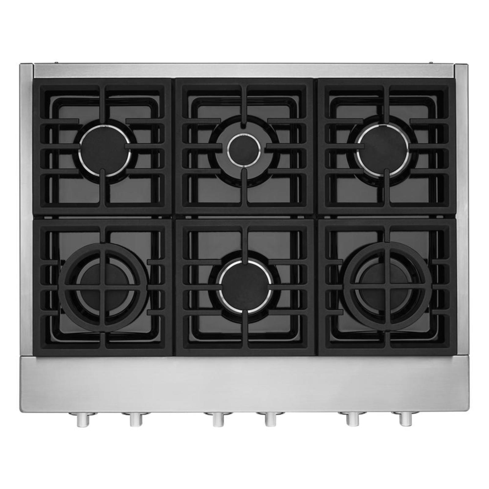 KitchenAid - 35.75 inch wide Gas Cooktop in Stainless - KCGC506JSS