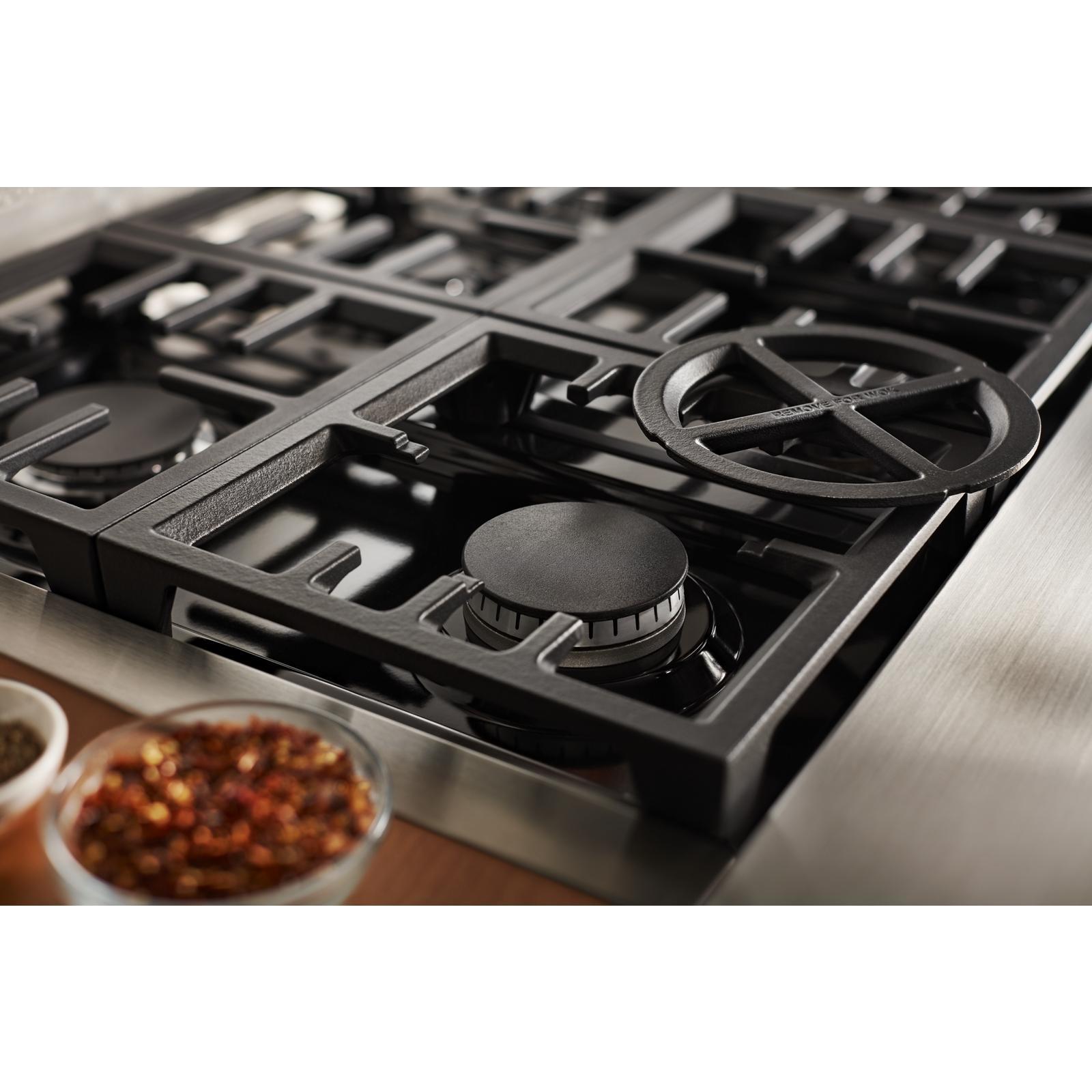 KitchenAid - 35.75 inch wide Gas Cooktop in Stainless - KCGC506JSS