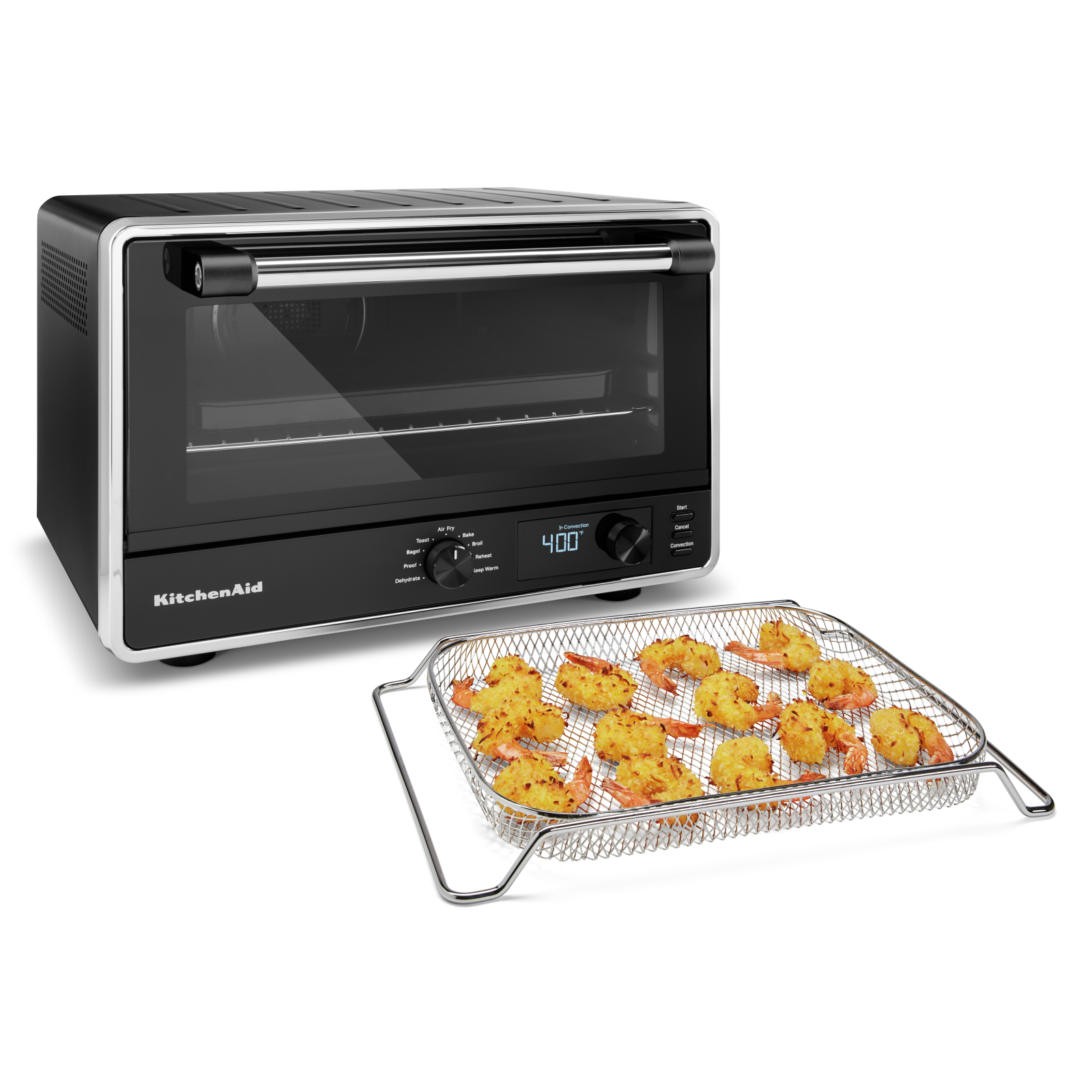 KitchenAid - Digital Countertop Oven with Air Fry in Black - KCO124BM