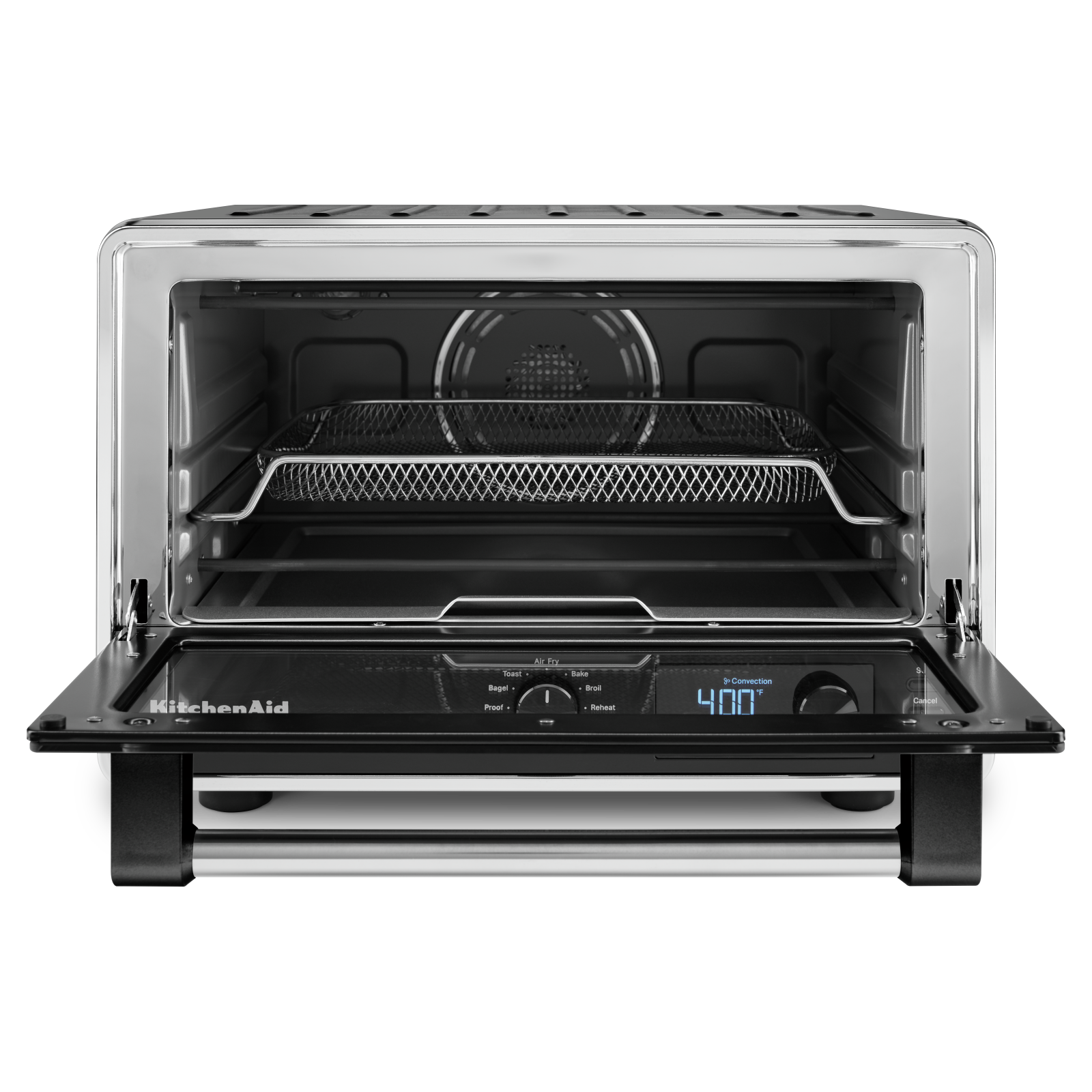 KitchenAid - Digital Countertop Oven with Air Fry in Black - KCO124BM