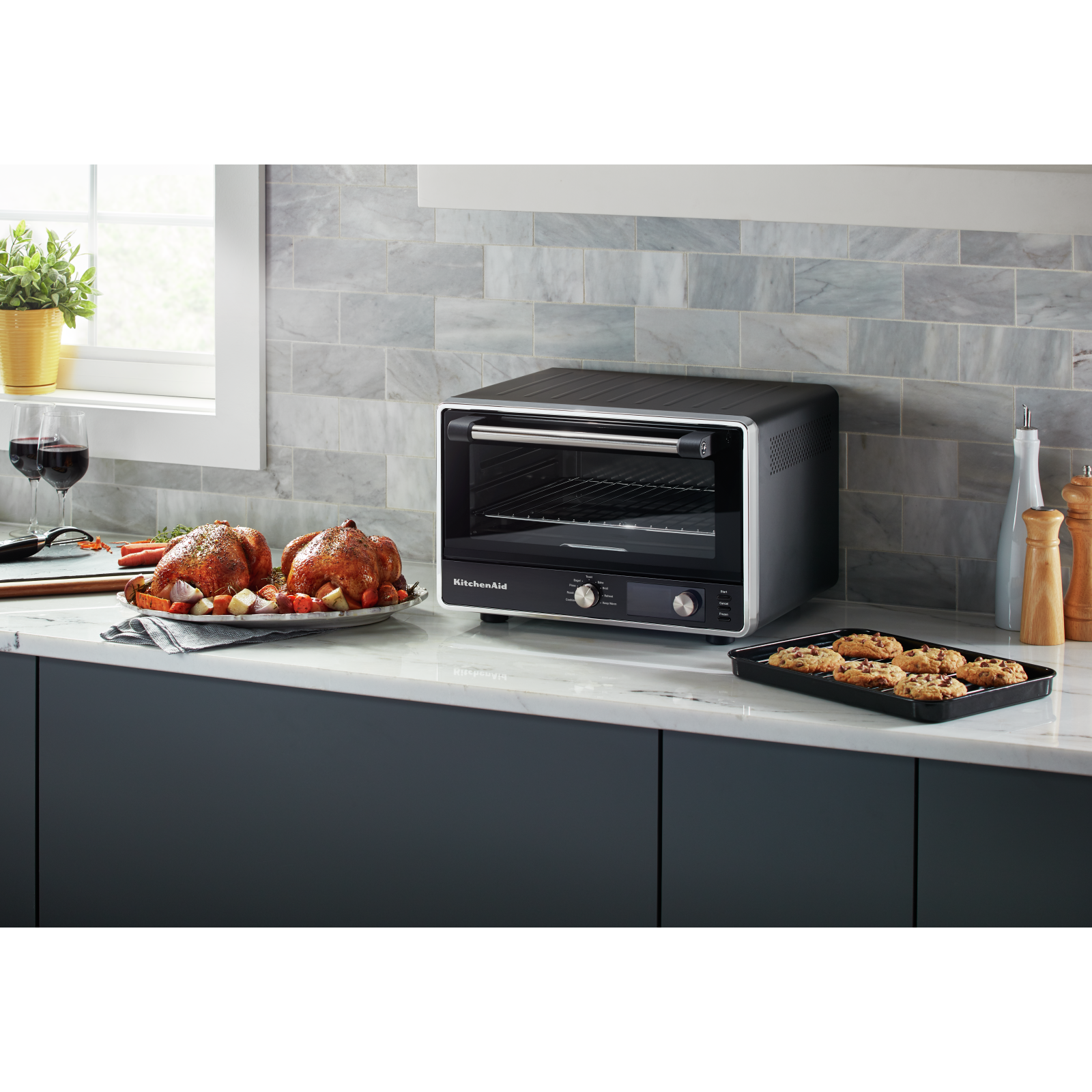 KitchenAid - Digital Countertop Oven in Black - KCO211BM