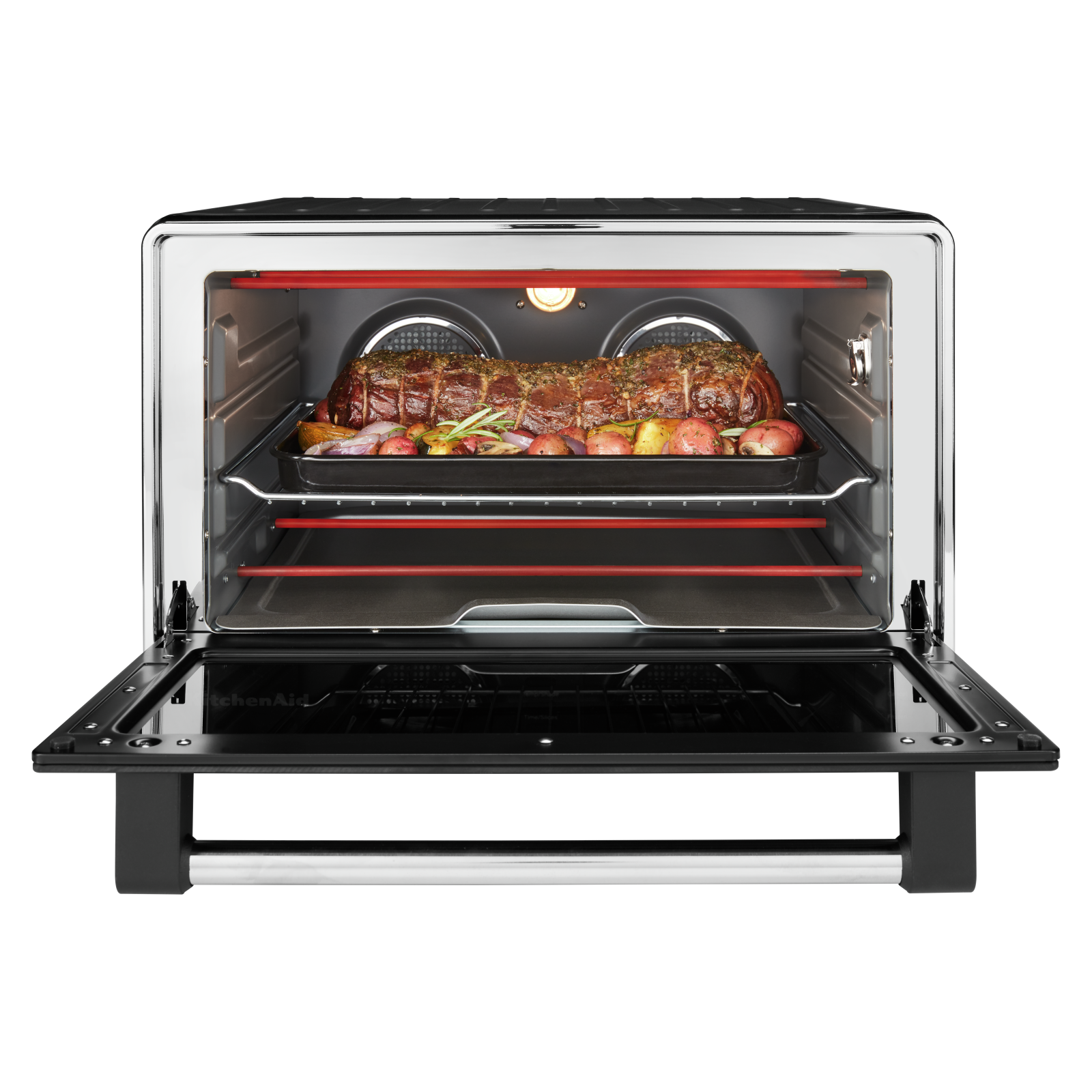 KitchenAid - 0.99 cu. ft Counter Top Oven in Black - KCO255BM