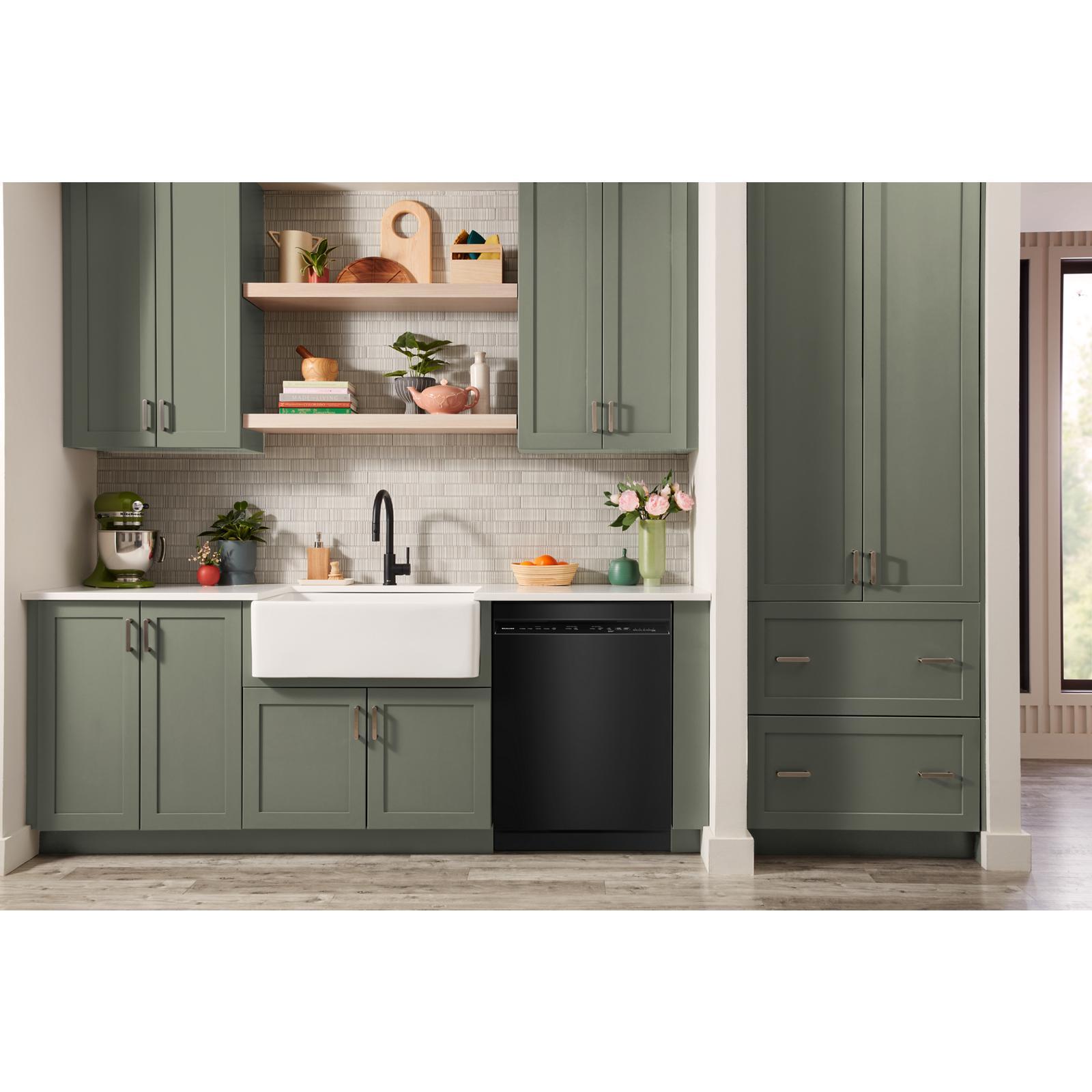 KitchenAid - 47 dBA Built In Dishwasher in Black - KDFS224SBL