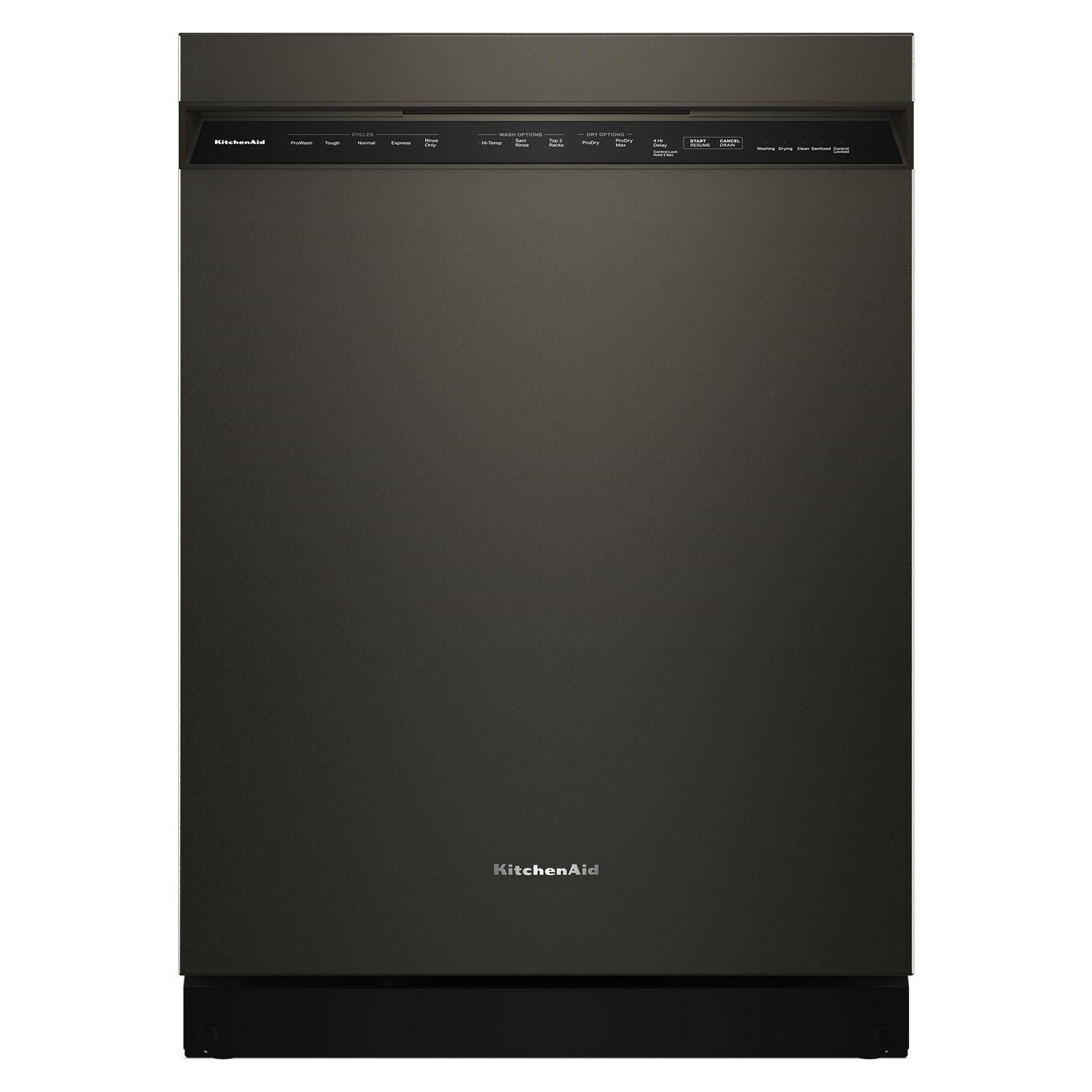 KitchenAid - 44 dBA Built In Dishwasher in Black - KDFS424SBE