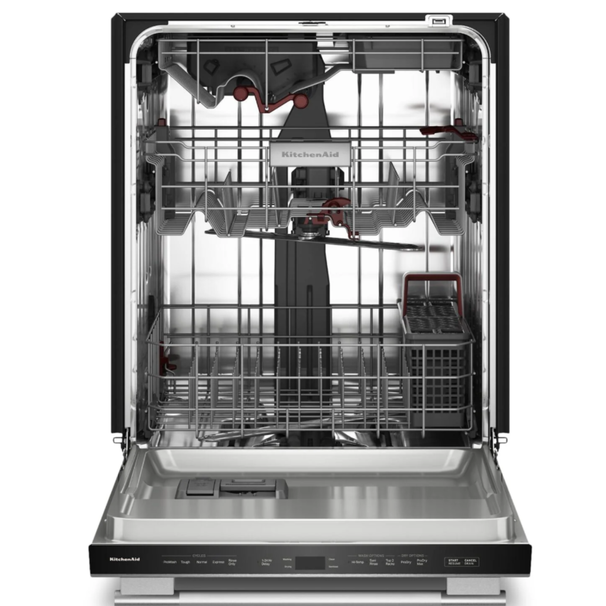 KitchenAid - 44 dBA Built In Dishwasher in Stainless - KDTS424SPS