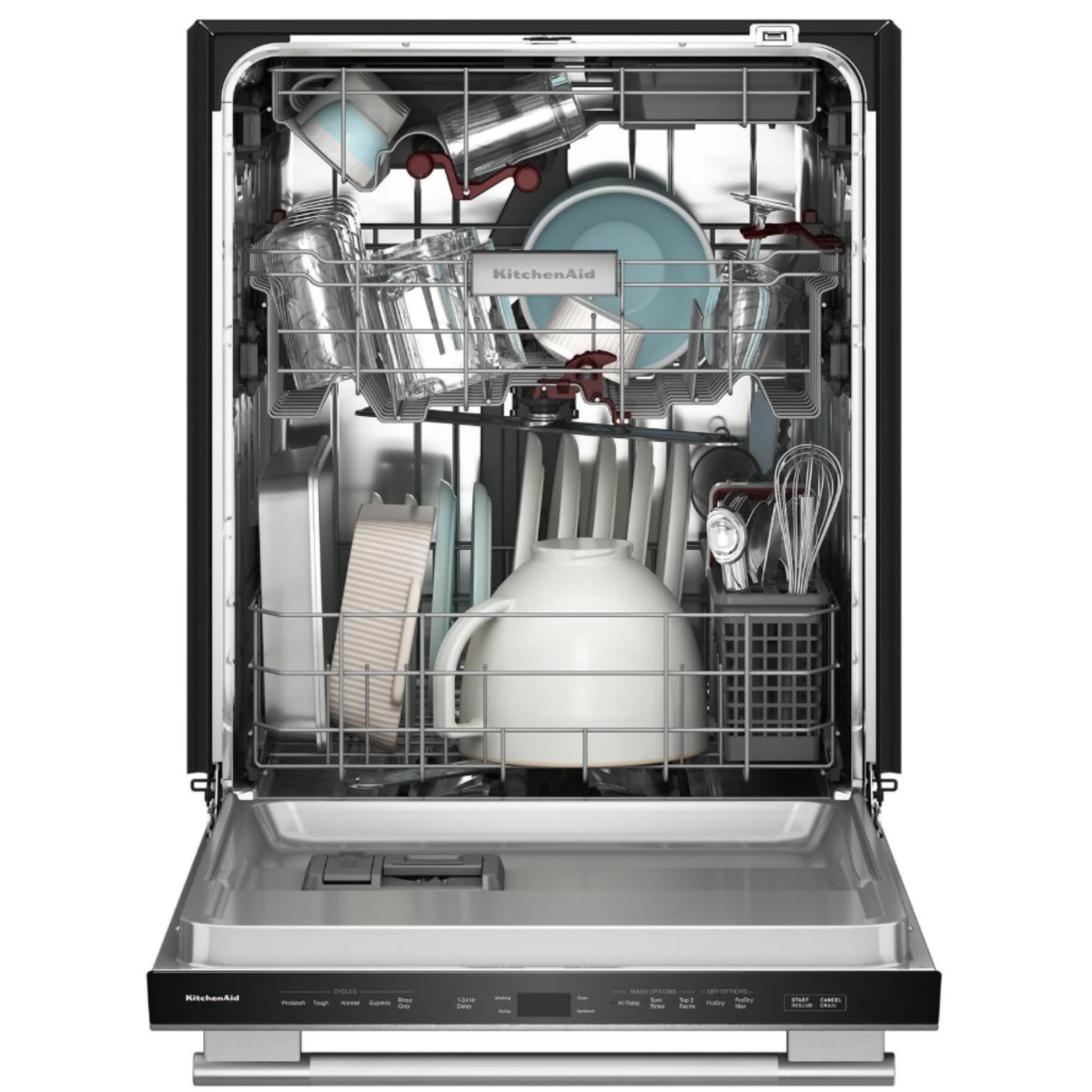 KitchenAid - 44 dBA Built In Dishwasher in Stainless - KDTS424SPS