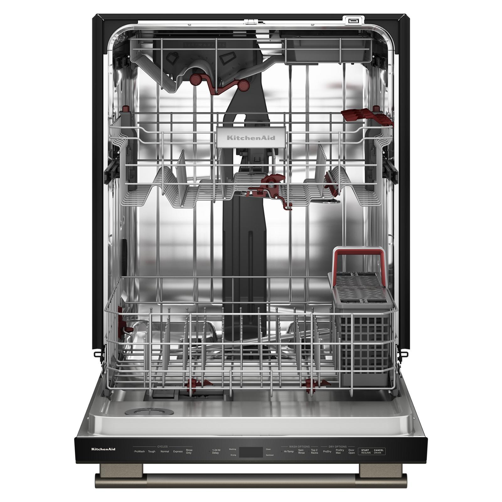 KitchenAid - 44 dBA Built In Dishwasher in Black - KDTS724SBE