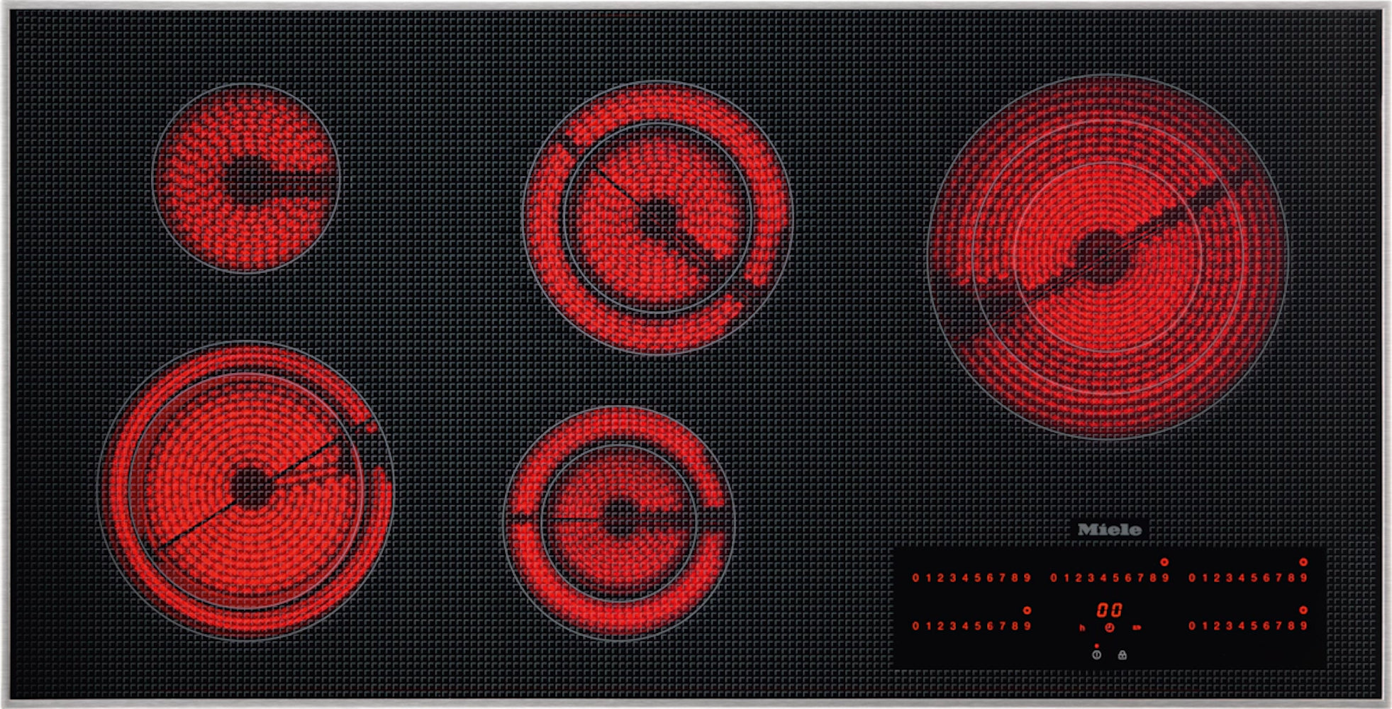 Miele - 42.6 Inch Electric Cooktop in Stainless - KM 5880 240V