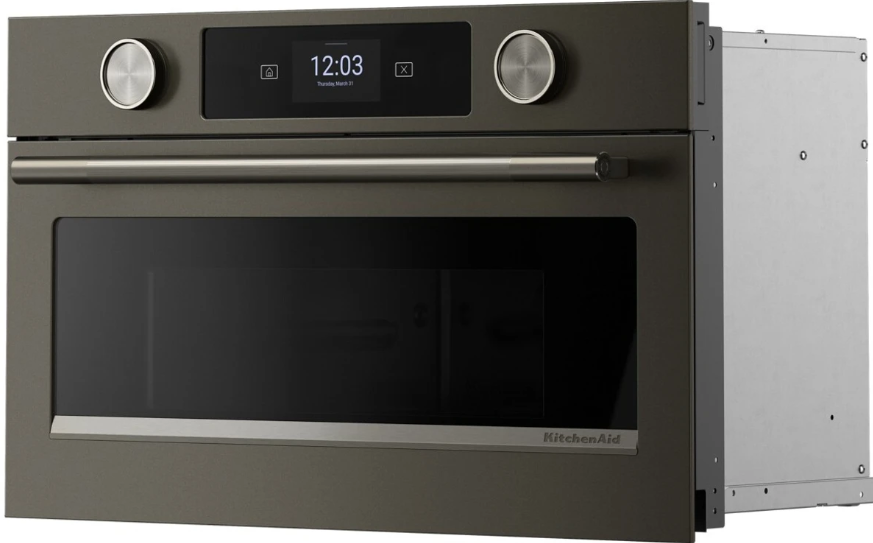KitchenAid - 1.4 cu. Ft Built In Microwave in Black Ore - KMBS730SBE