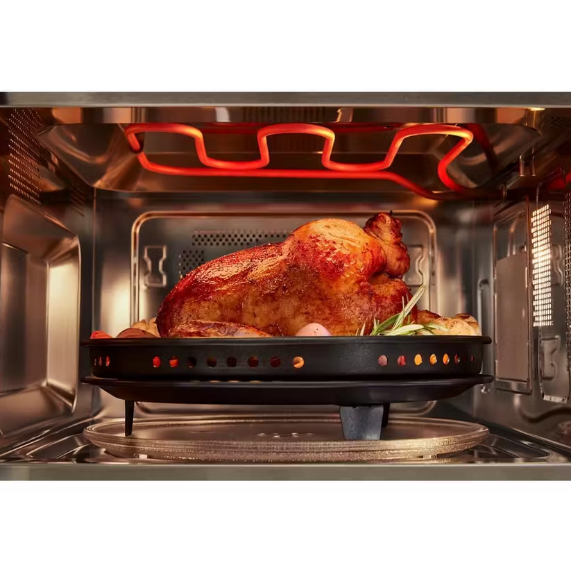 KitchenAid - 1.5 cu. Ft Counter top Microwave in Stainless - KMCS522RPS