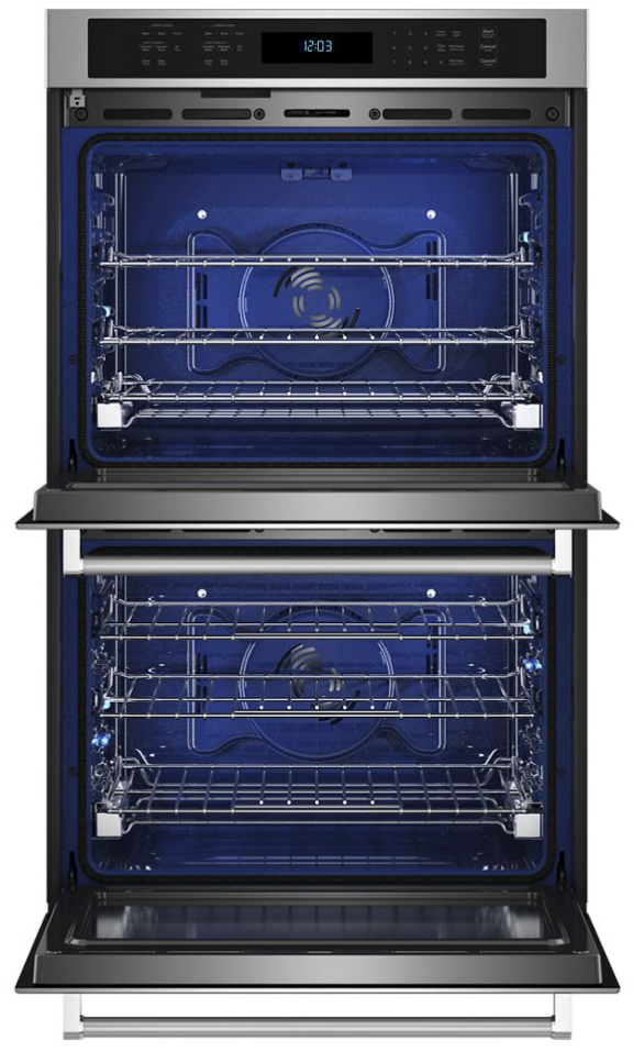 KitchenAid - 10 cu. ft Double Wall Oven in Stainless - KOED530PSS
