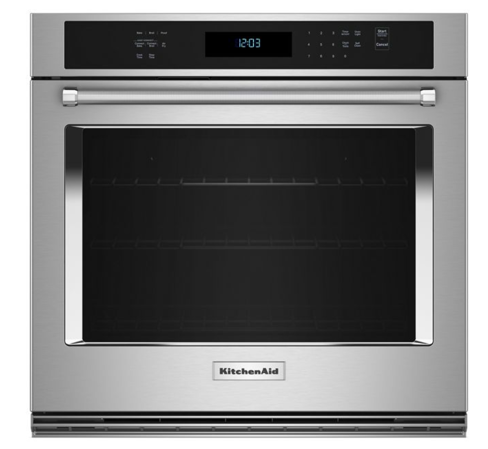 KitchenAid - 4.3 cu. ft Single Wall Oven in Stainless - KOES527PSS
