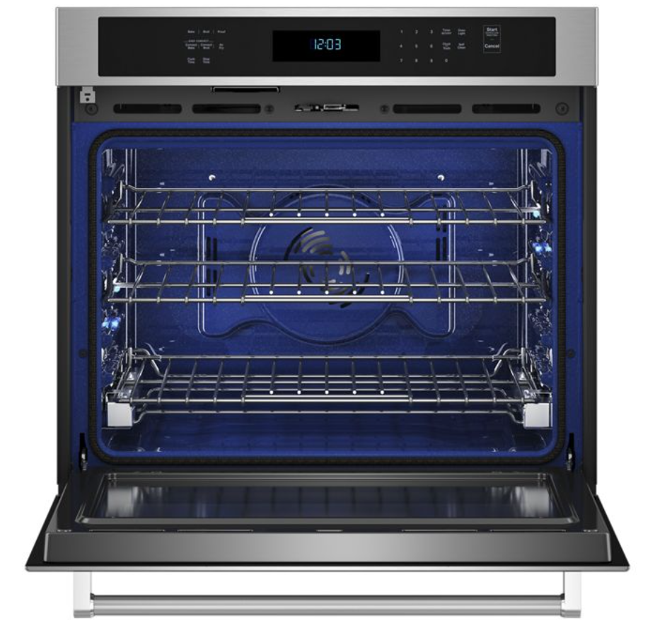 KitchenAid - 4.3 cu. ft Single Wall Oven in Stainless - KOES527PSS
