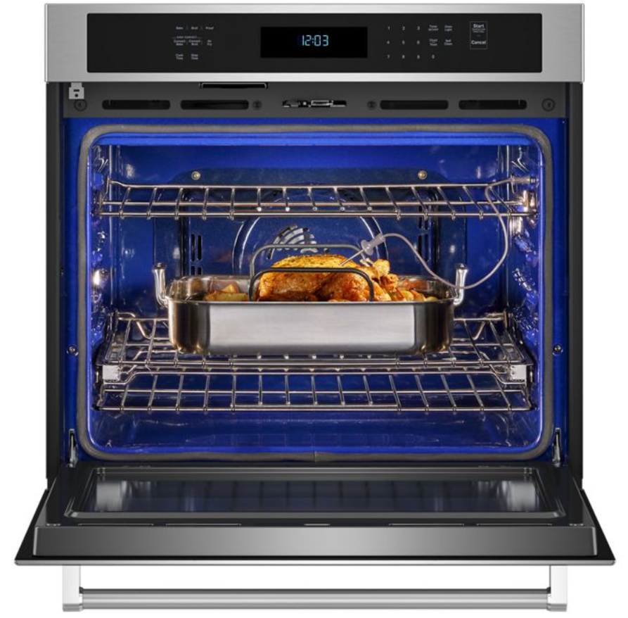 KitchenAid - 4.3 cu. ft Single Wall Oven in Stainless - KOES527PSS