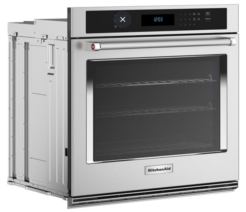 KitchenAid - 4.3 cu. ft Single Wall Oven in Stainless - KOES527PSS
