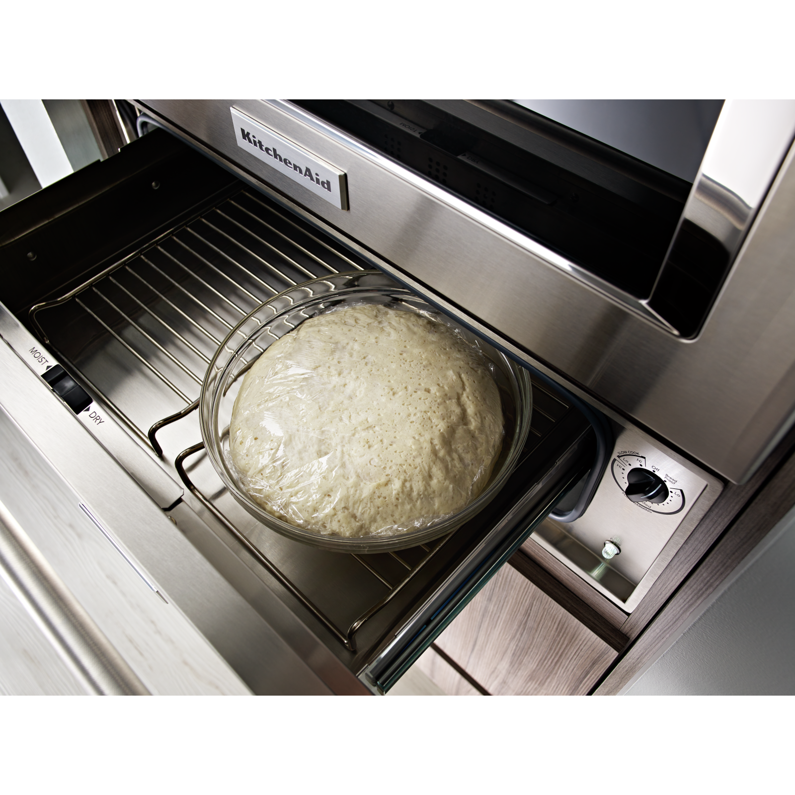 KitchenAid - 1.3 cu. ft Warming Drawer in Stainless (Open Box) - KOWT107ESS