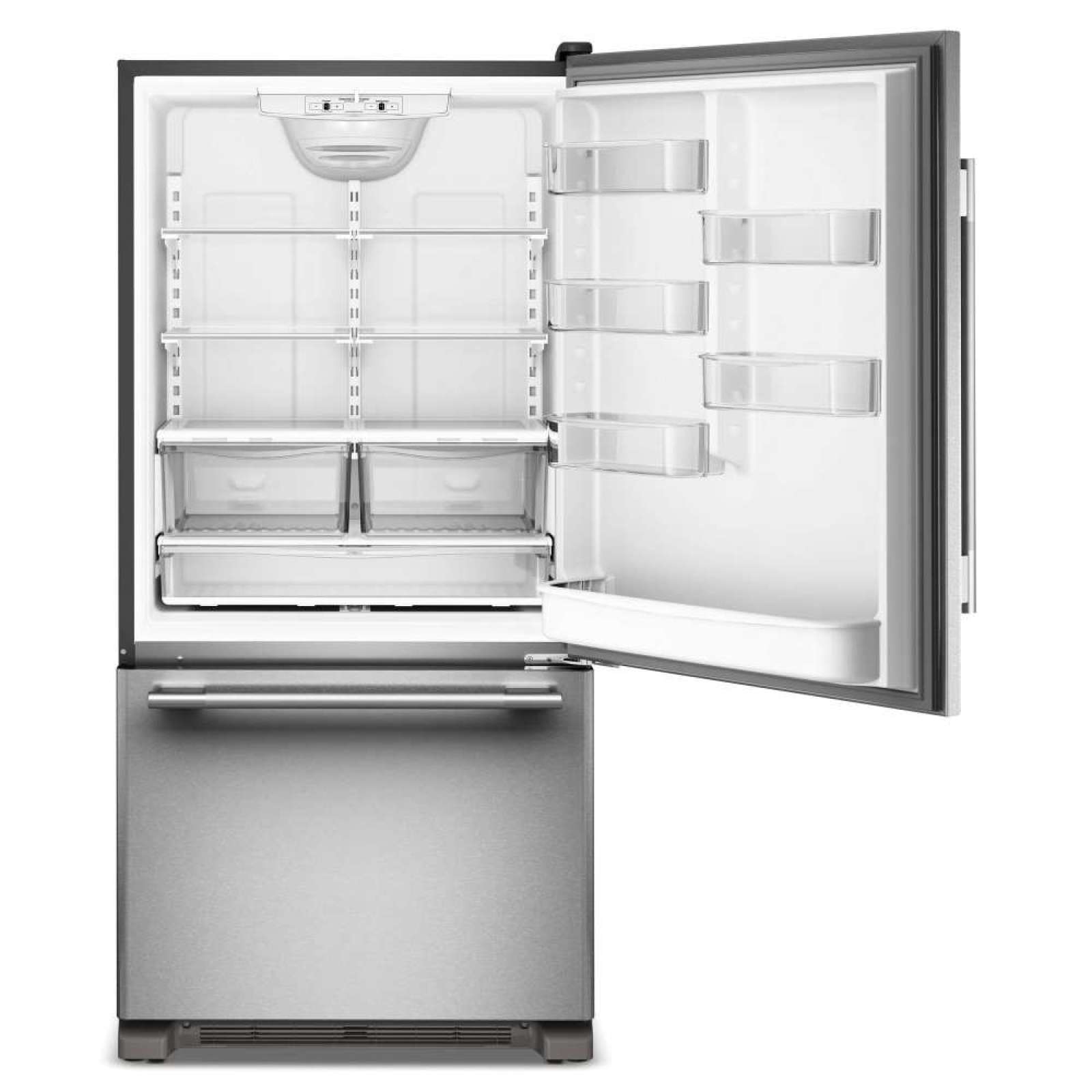 KitchenAid - 33 Inch 22.1 cu. ft Bottom Mount Refrigerator in Stainless - KRBR133SPS