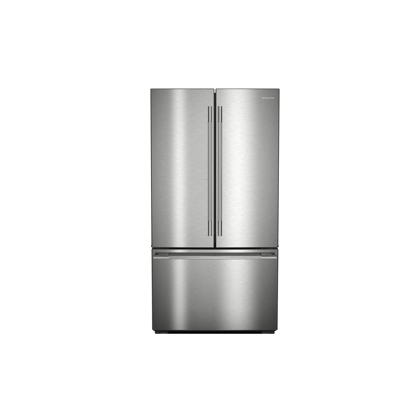 KitchenAid - 35.63 Inch 24.3 cu. ft French Door Refrigerator in Stainless - KRFC236SPS