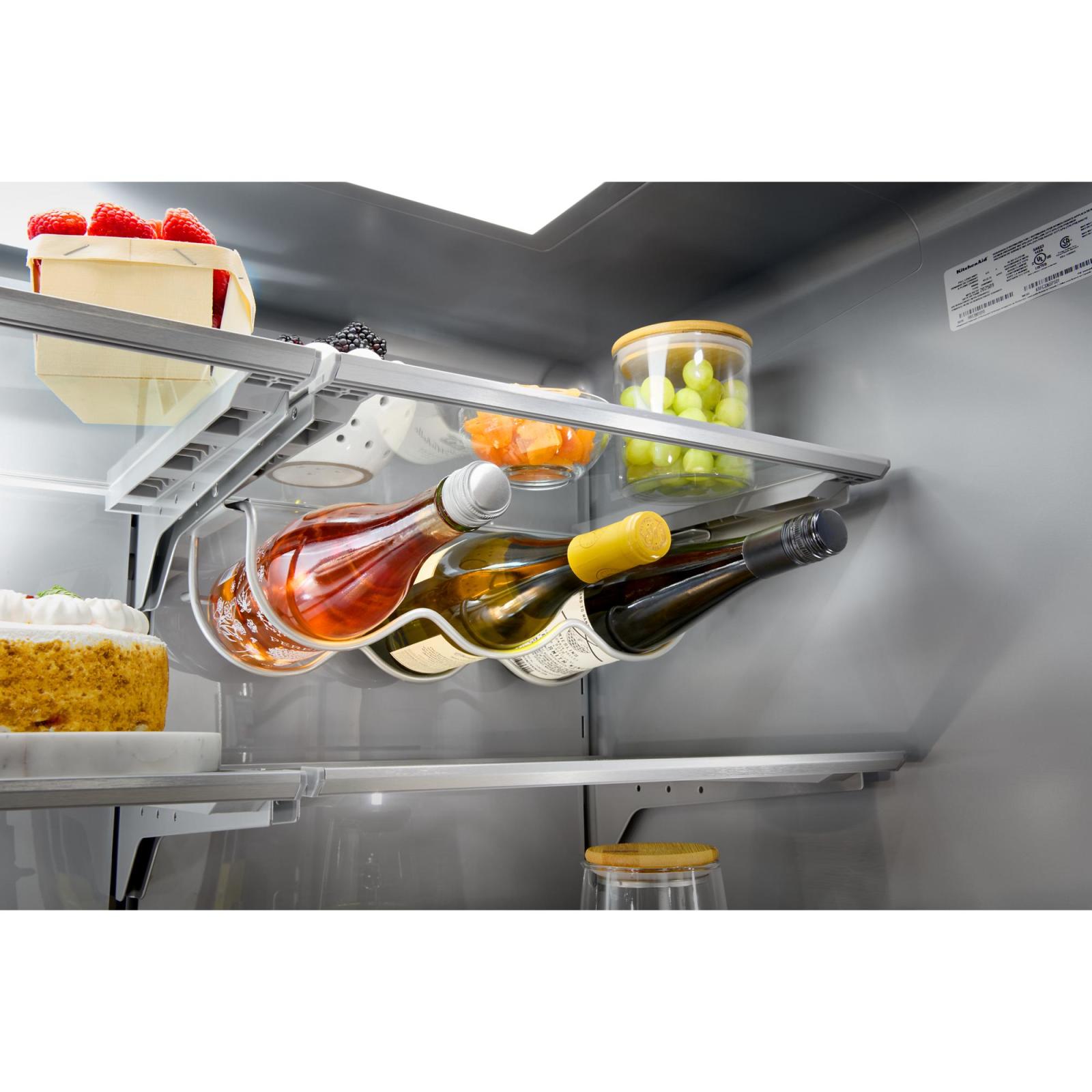 KitchenAid - 36 Inch 24.8 cu. ft French Door Refrigerator in Stainless - KRFC336SPS