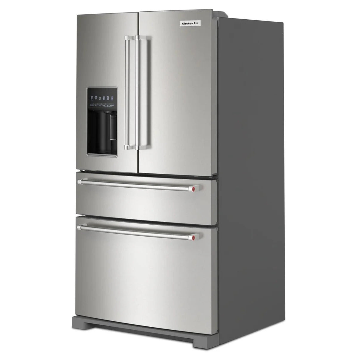 KitchenAid - 35.75 Inch 26.2 cu. ft French Door Refrigerator in Stainless - KRMF536RPS