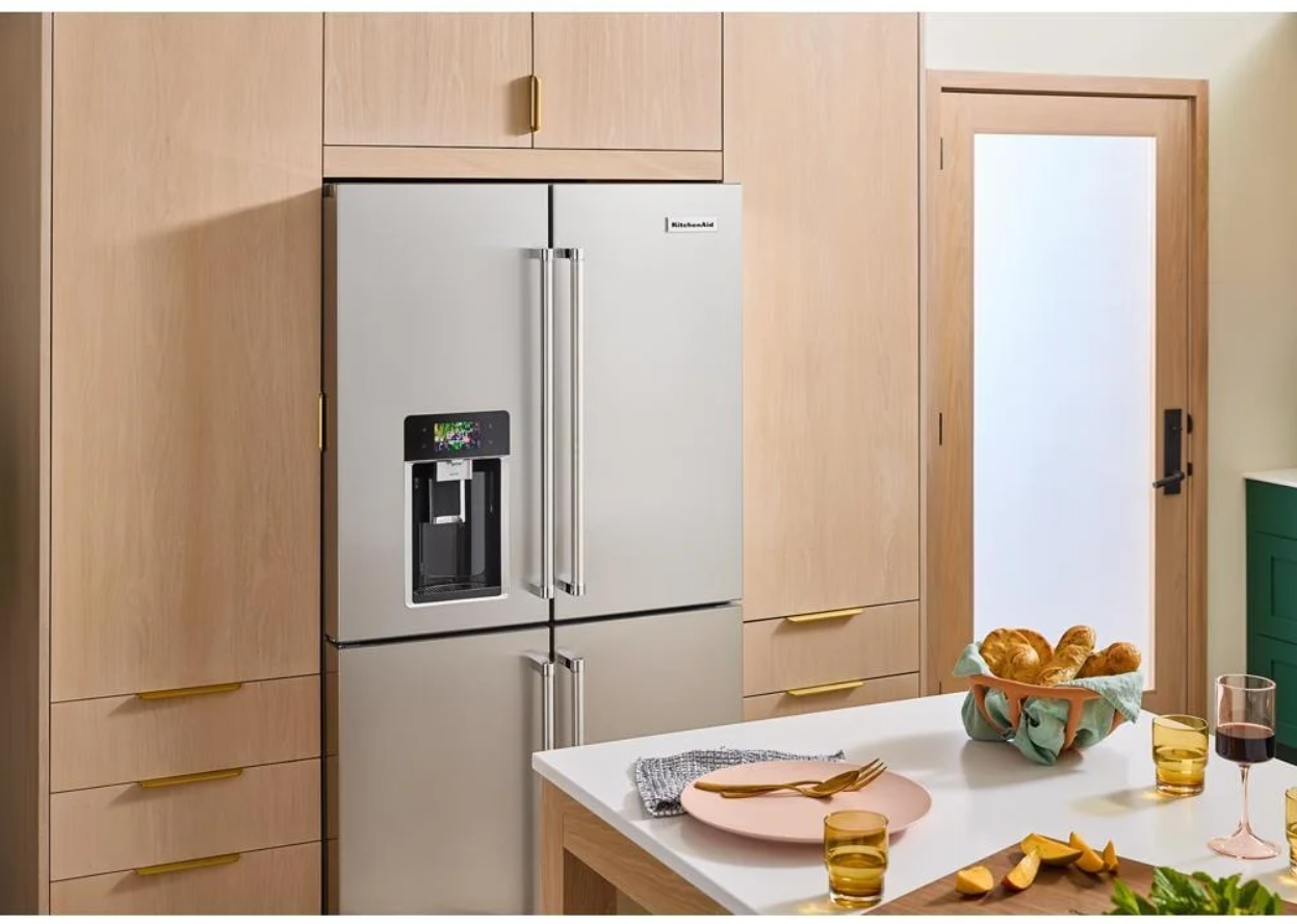 KitchenAid - 36 Inch 19.4 cu. ft French Door Refrigerator in Stainless - KRQC736RPS