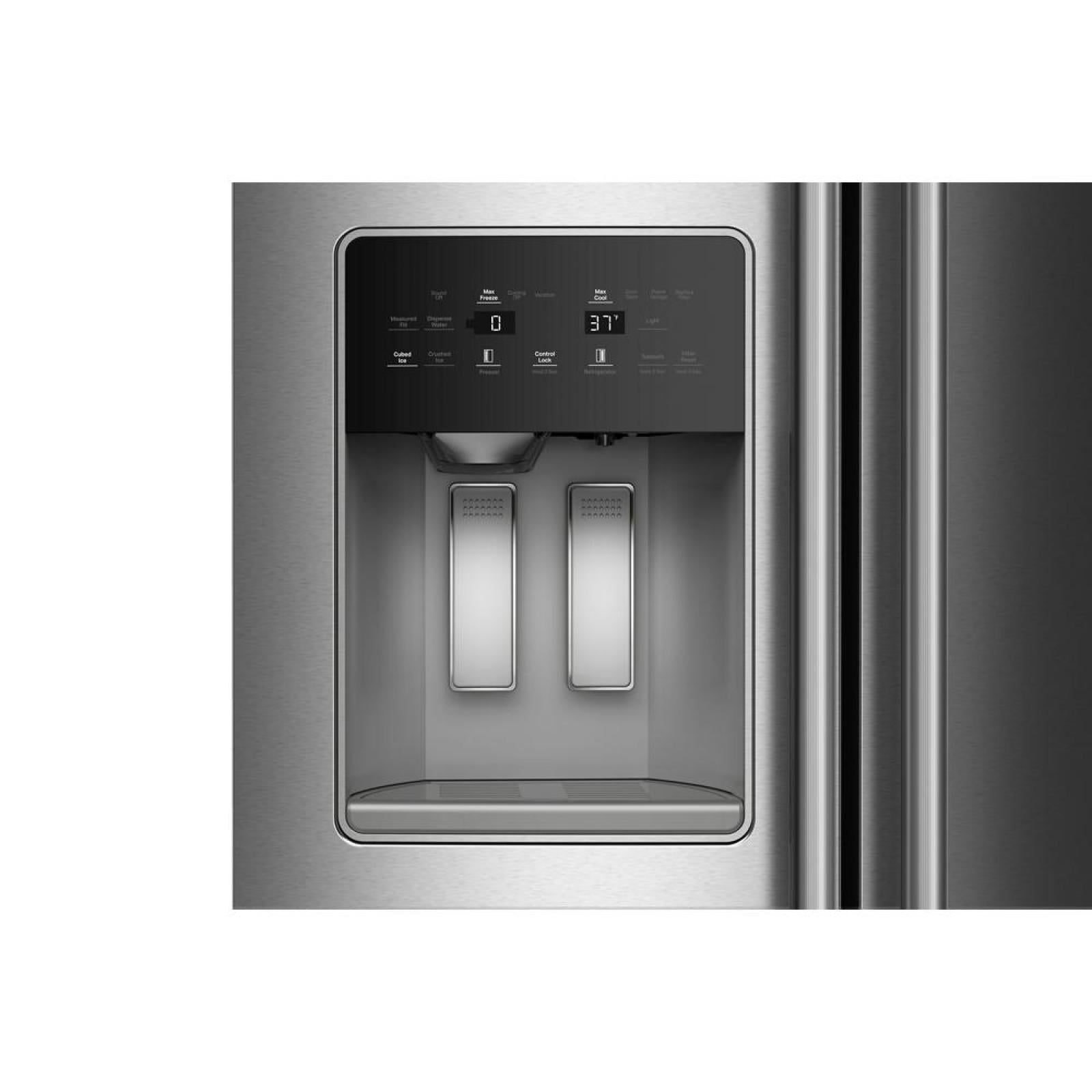 KitchenAid - 36 Inch 28.7 cu. ft Side by Side Refrigerator in Stainless - KRSF536RPS