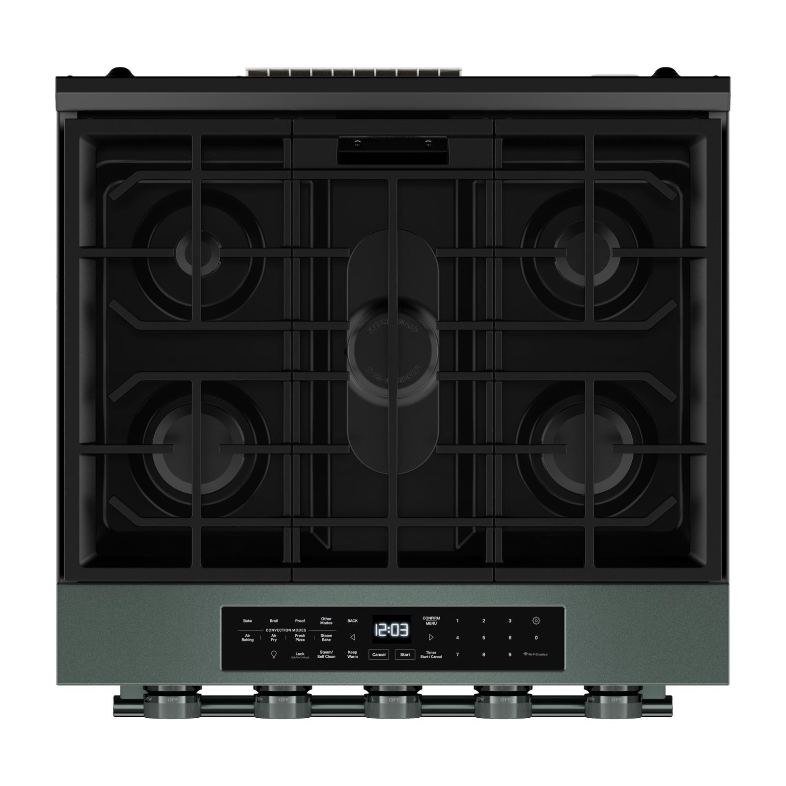 KitchenAid - 5 cu. ft Gas Range in Juniper - KSGS530SJP