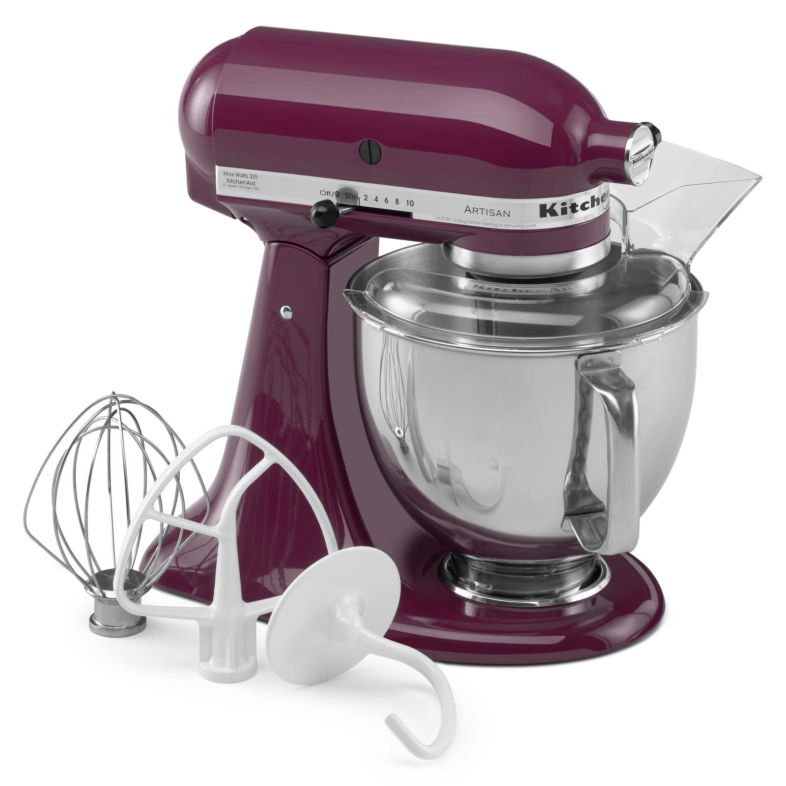 KitchenAid - 5 Quarts Tilt-head Mixer in Red - KSM150PSBY