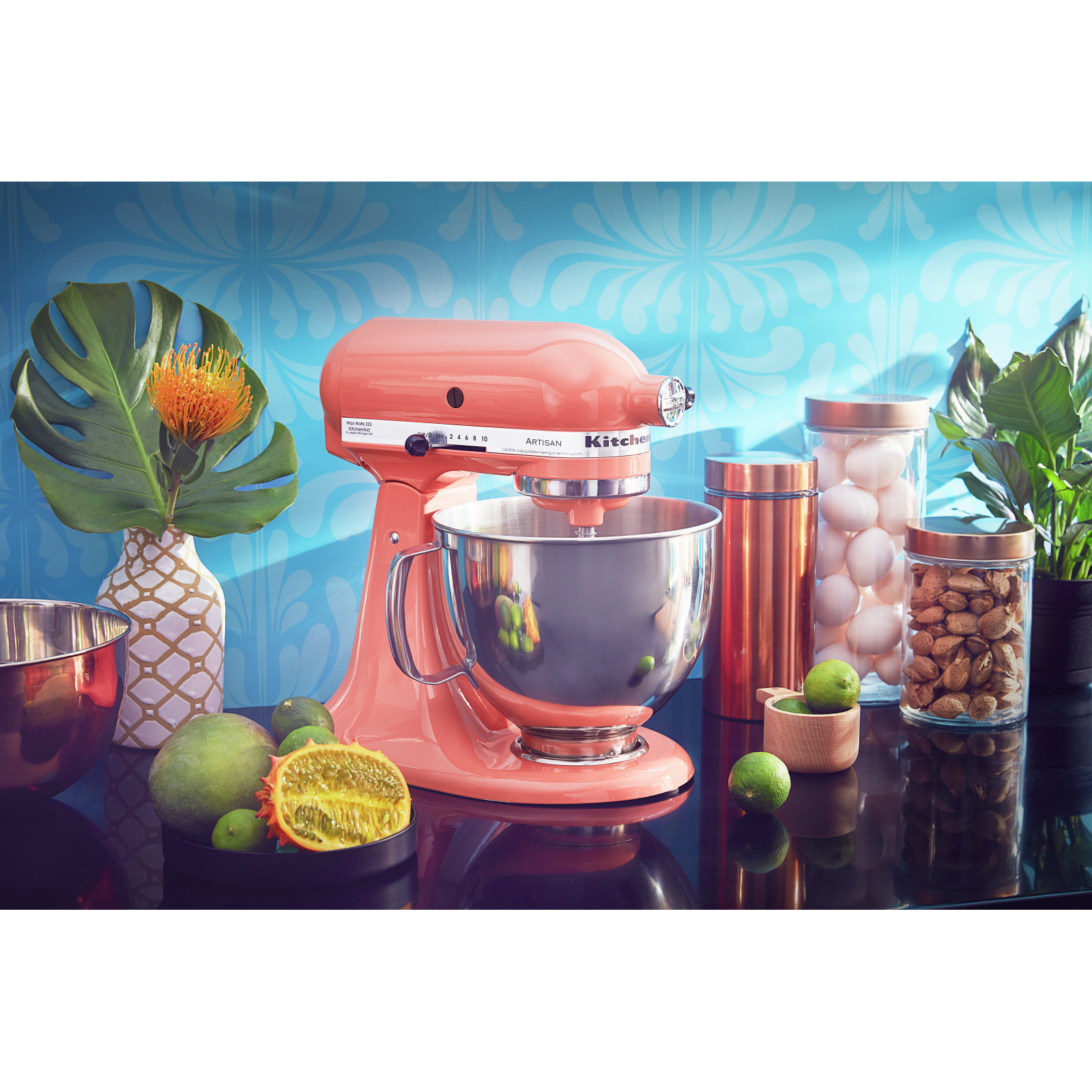 KitchenAid - 5 Quarts Tilt-head Mixer in Orange - KSM150PSPH