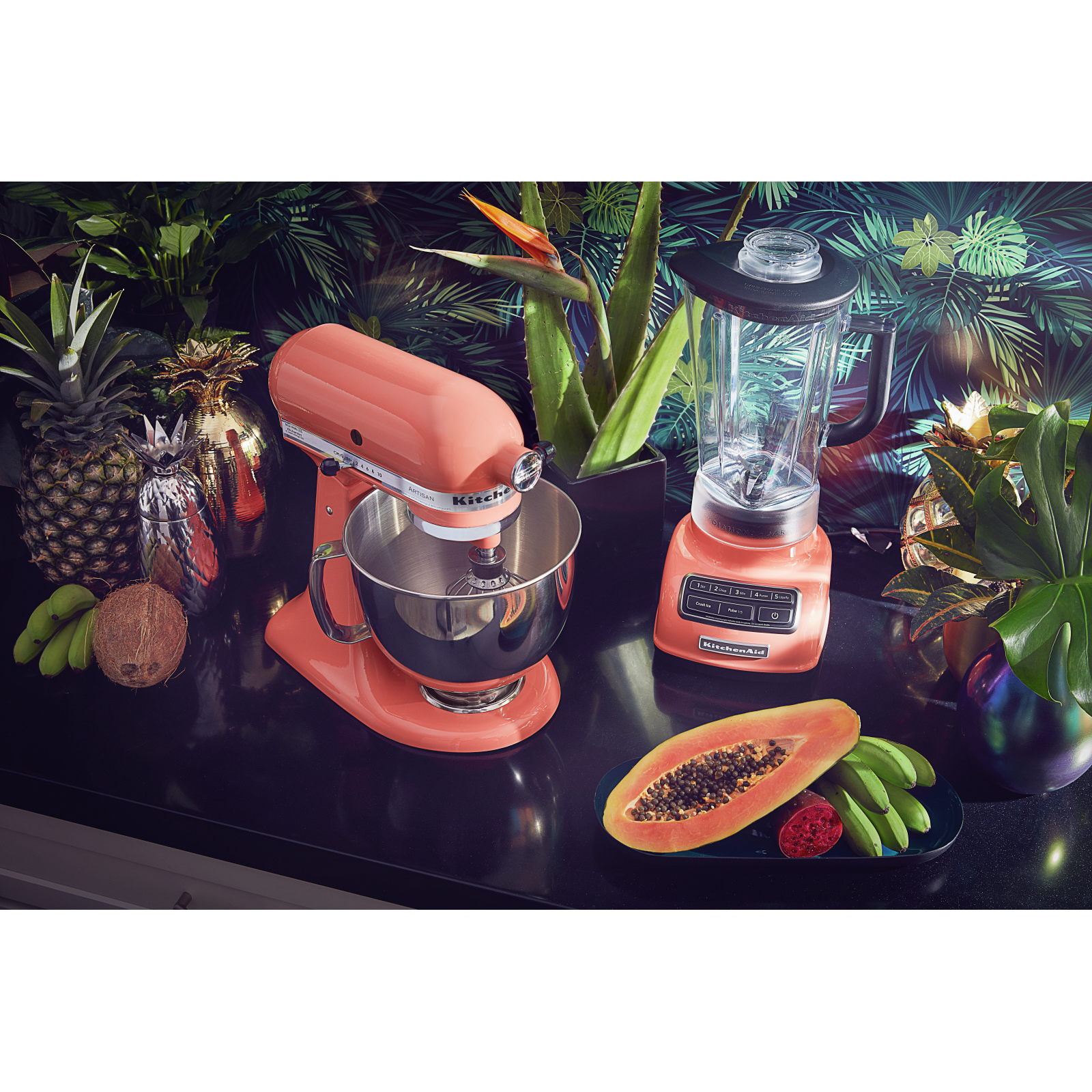 KitchenAid - 5 Quarts Tilt-head Mixer in Orange - KSM150PSPH